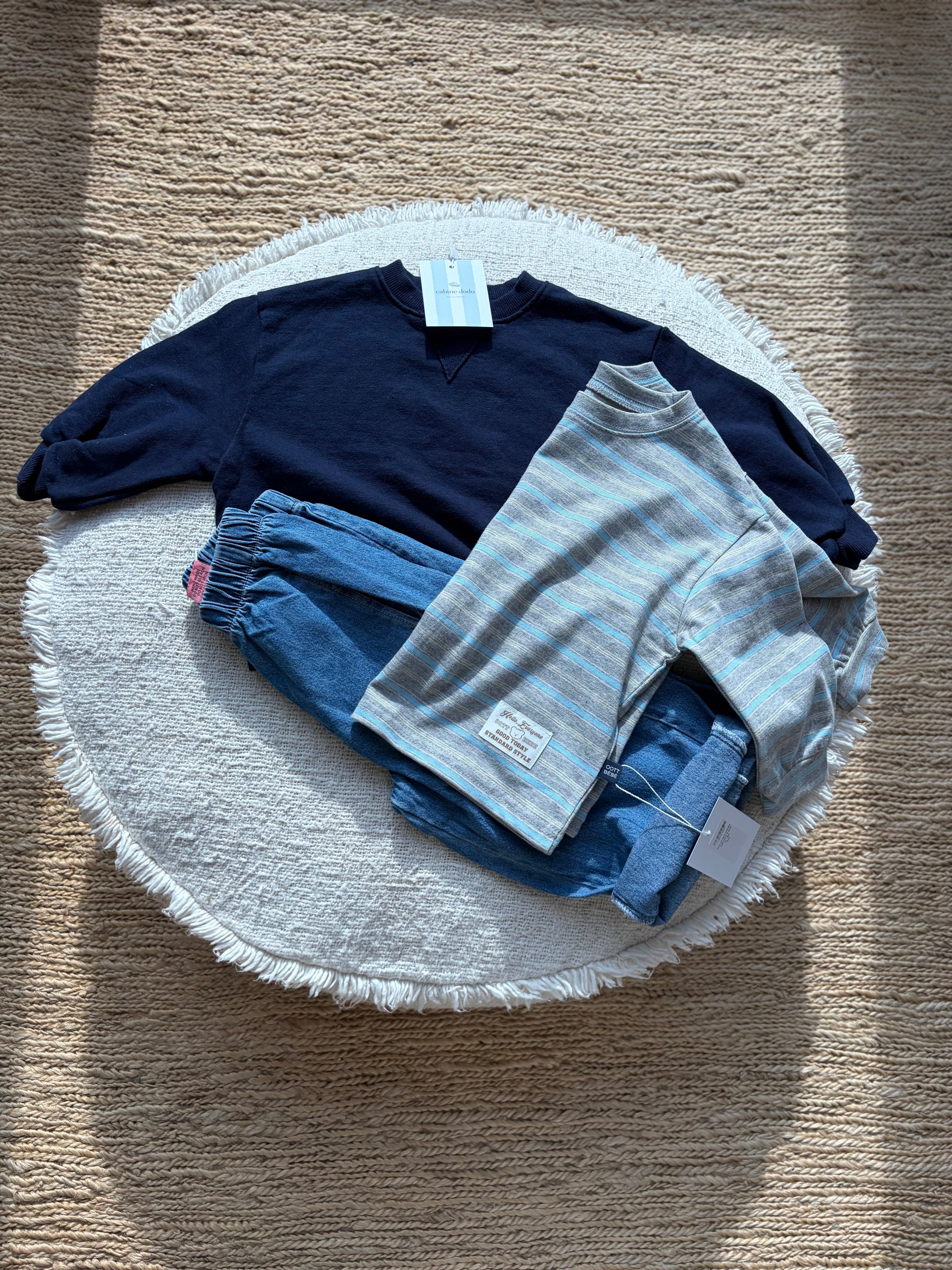Chunky sweater - marineblauw