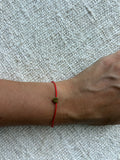 Moederdag cadeau hartjes armband - rood