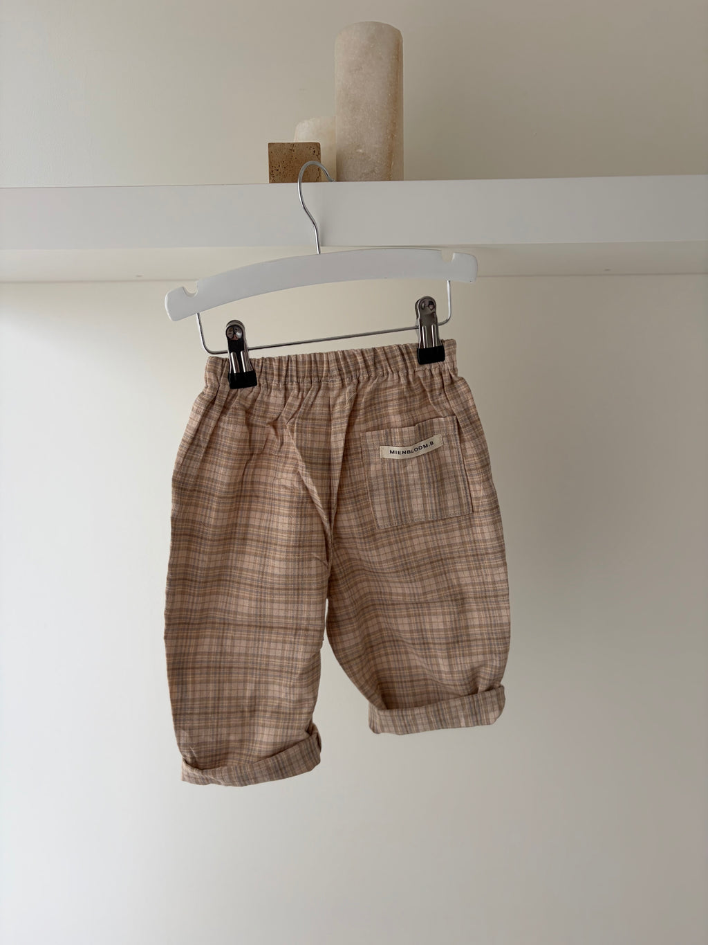 Bebe geruite broek 