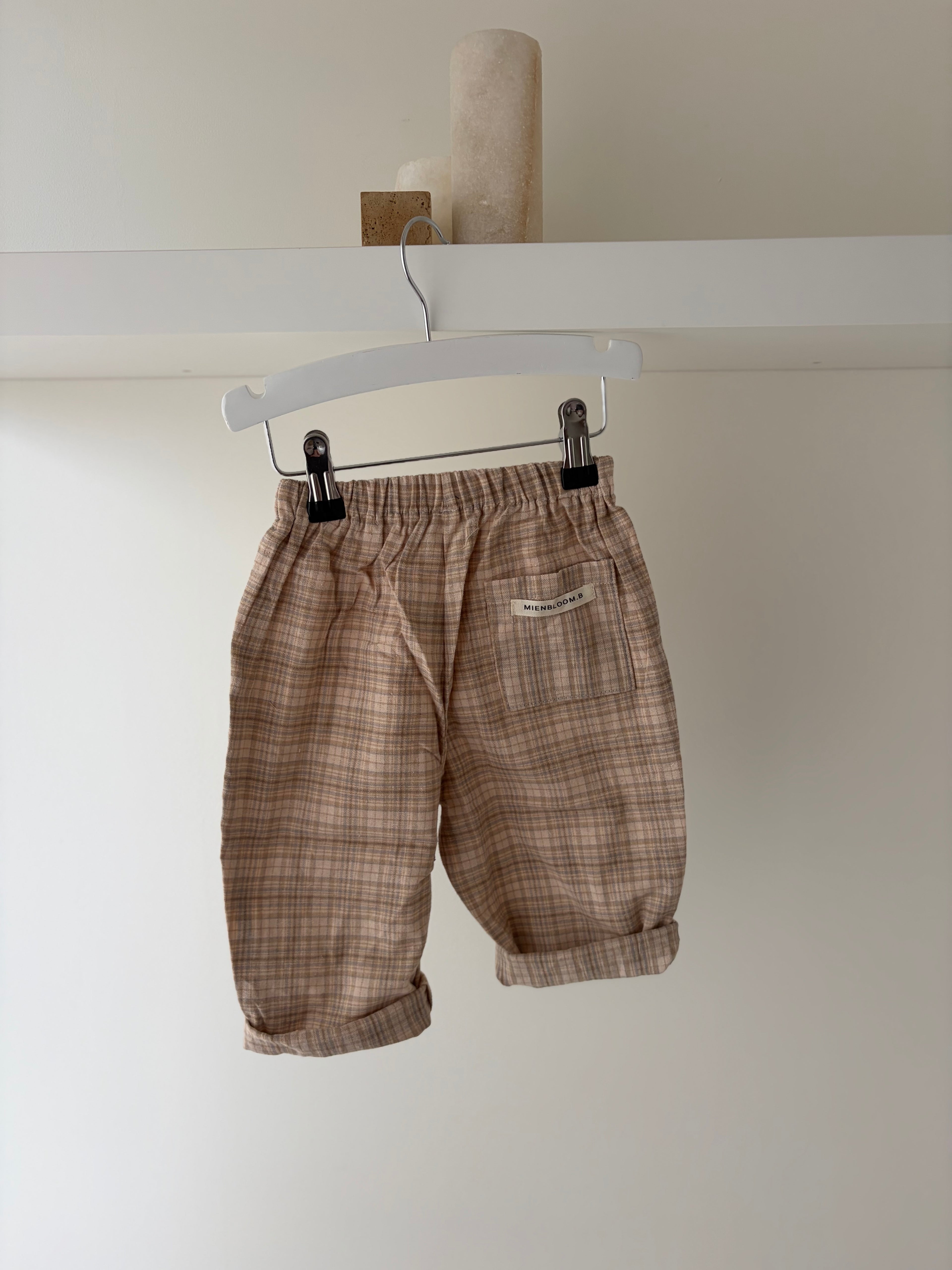 Bebe geruite broek 