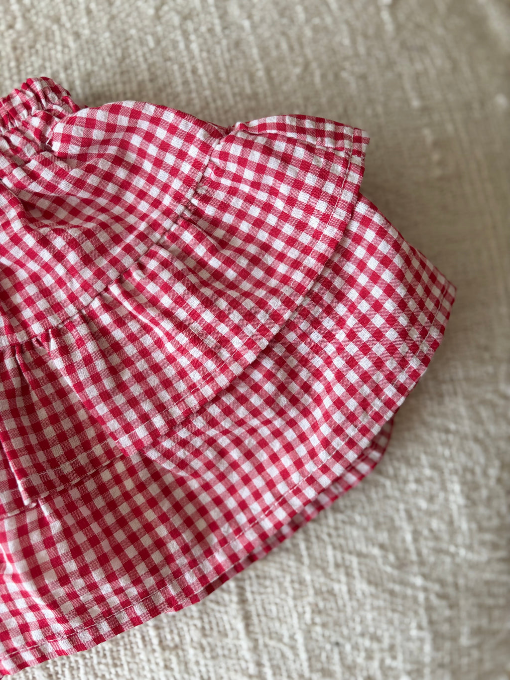 Baby rokje met ruitjes