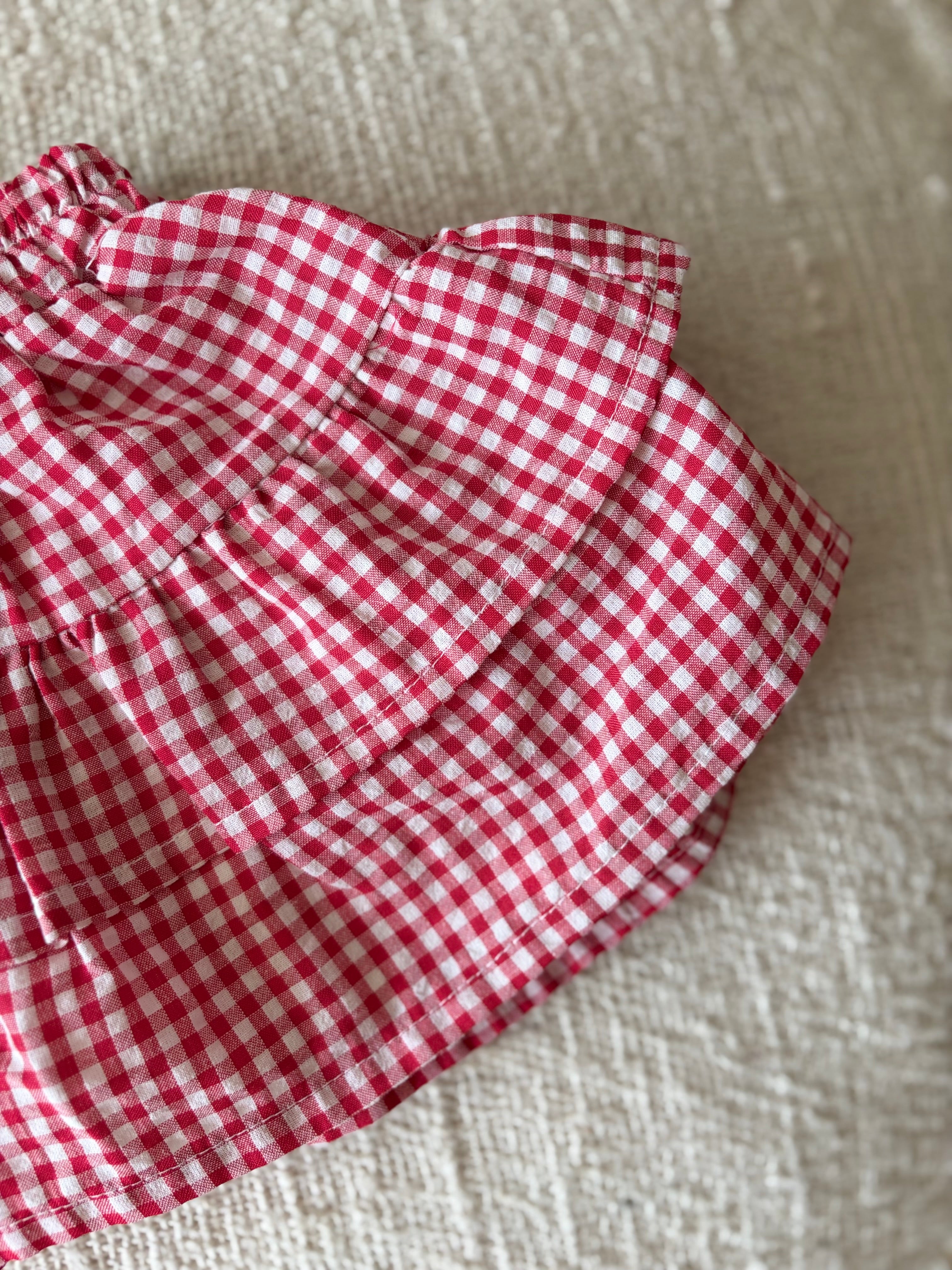 Baby rokje met ruitjes