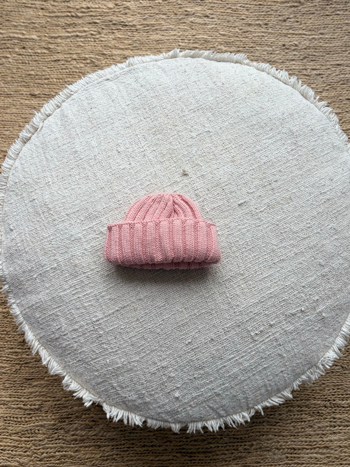 Roze beanie