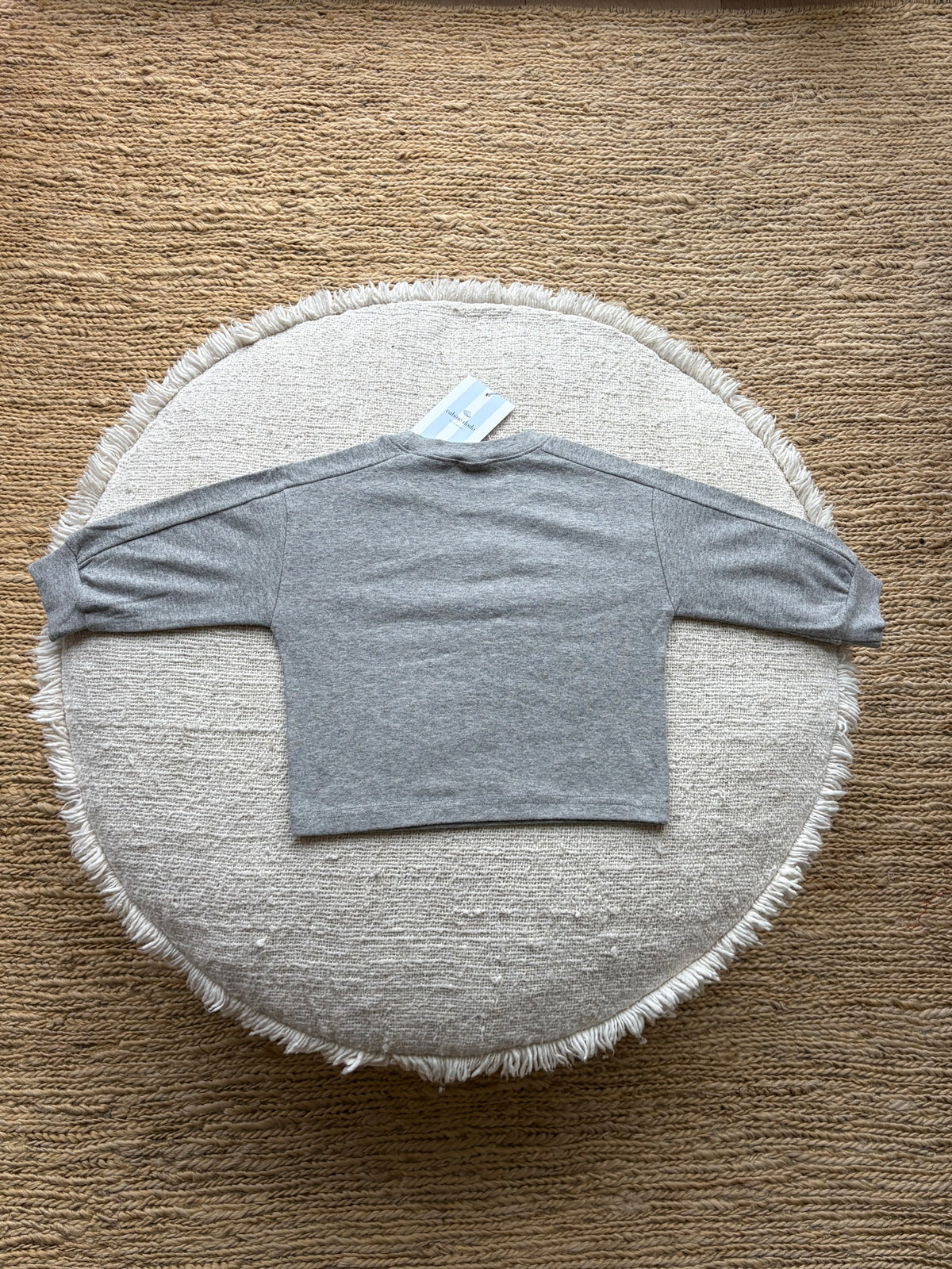Grey light sweater - longsleeve