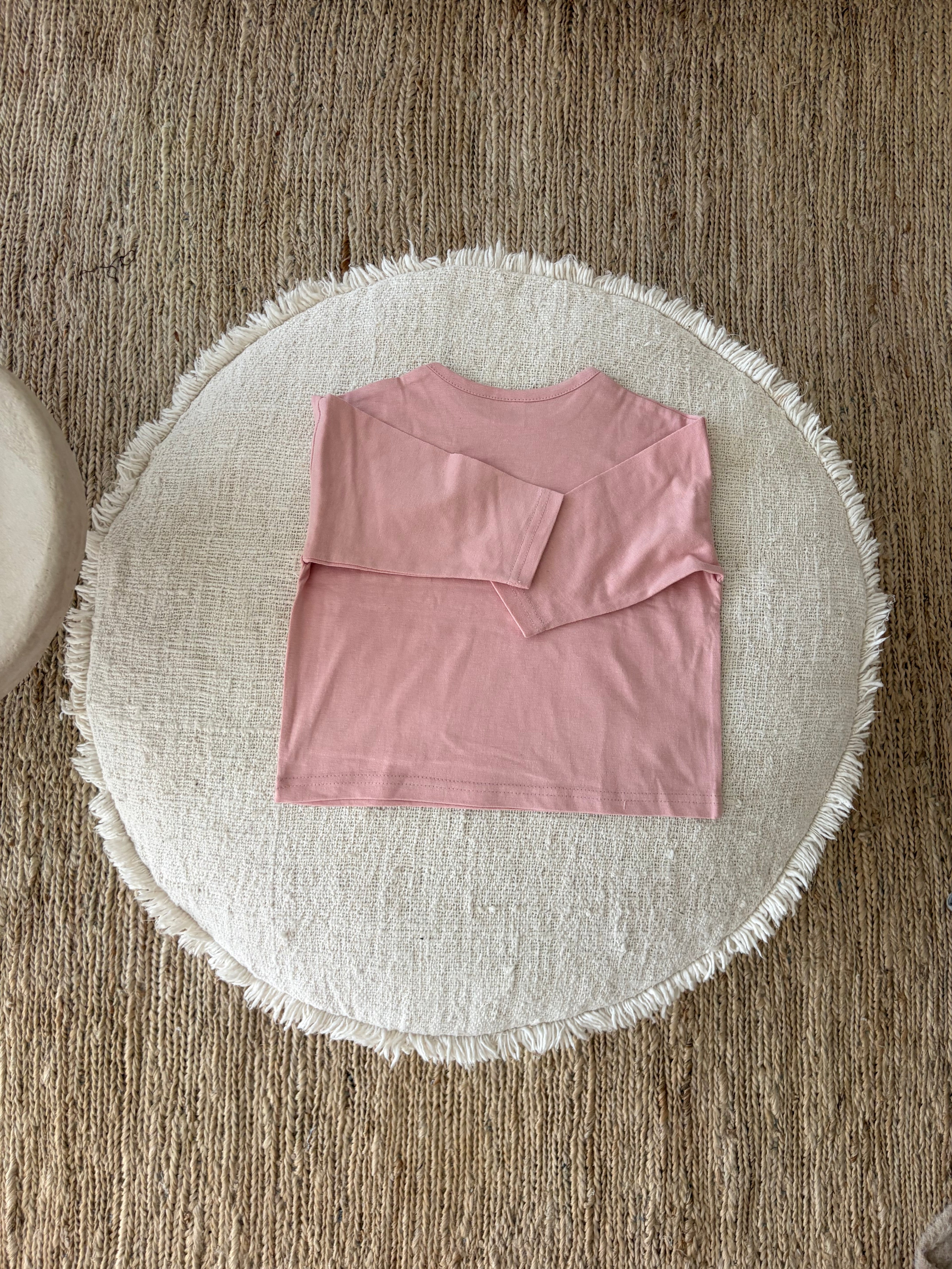 Oversize pink longsleeve