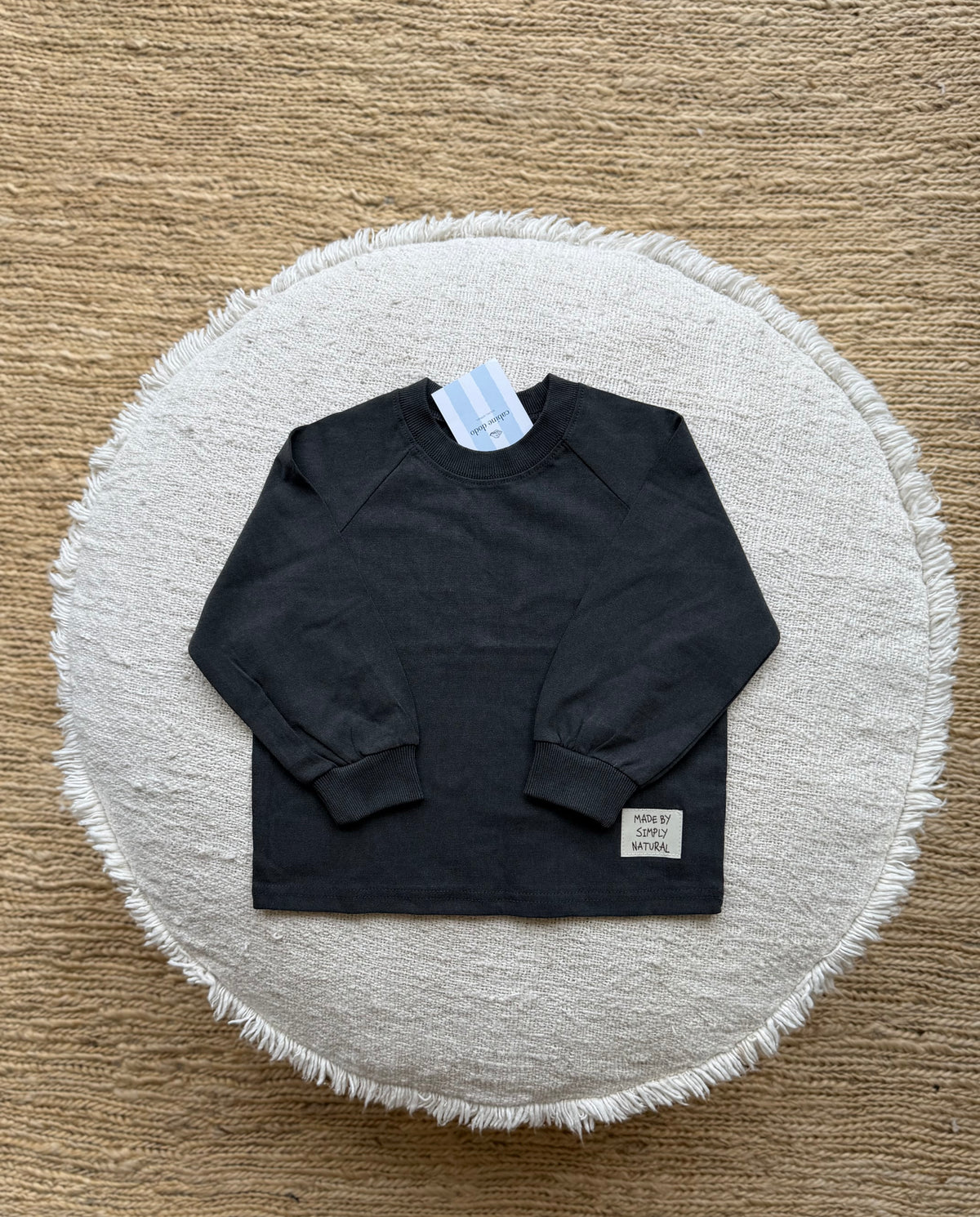 Charcoal light sweater - longsleeve