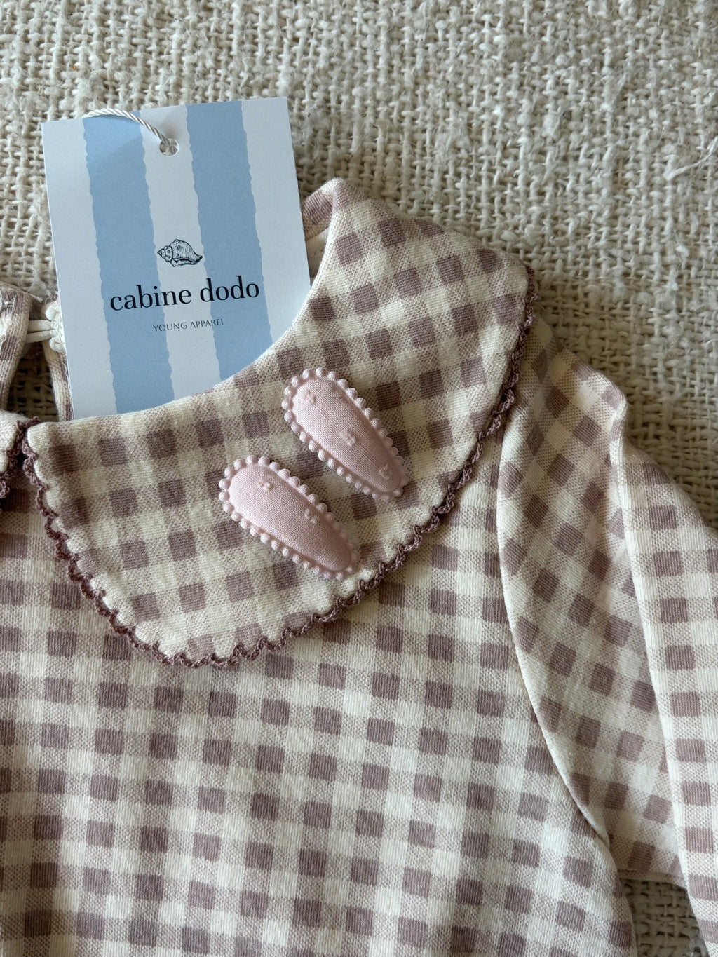 2 baby hairclips plummet pink