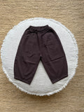 Brown barrel pants