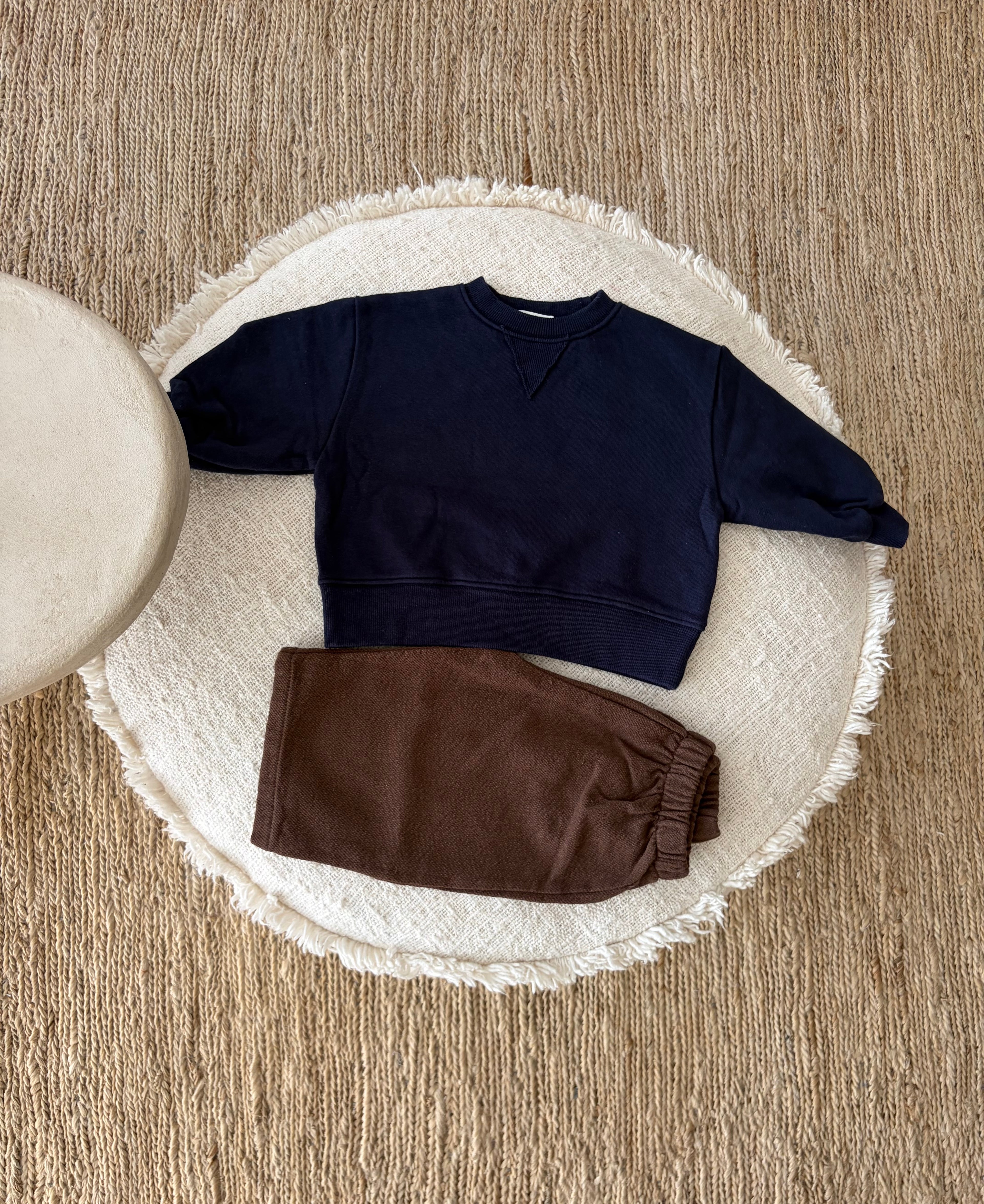 Chunky sweater - marineblauw