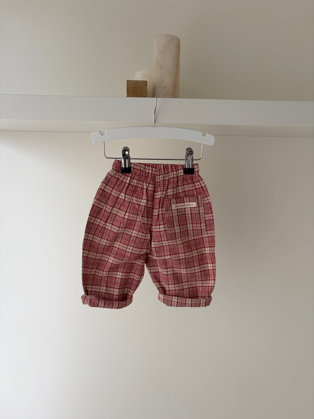 Bebe geruite broek 