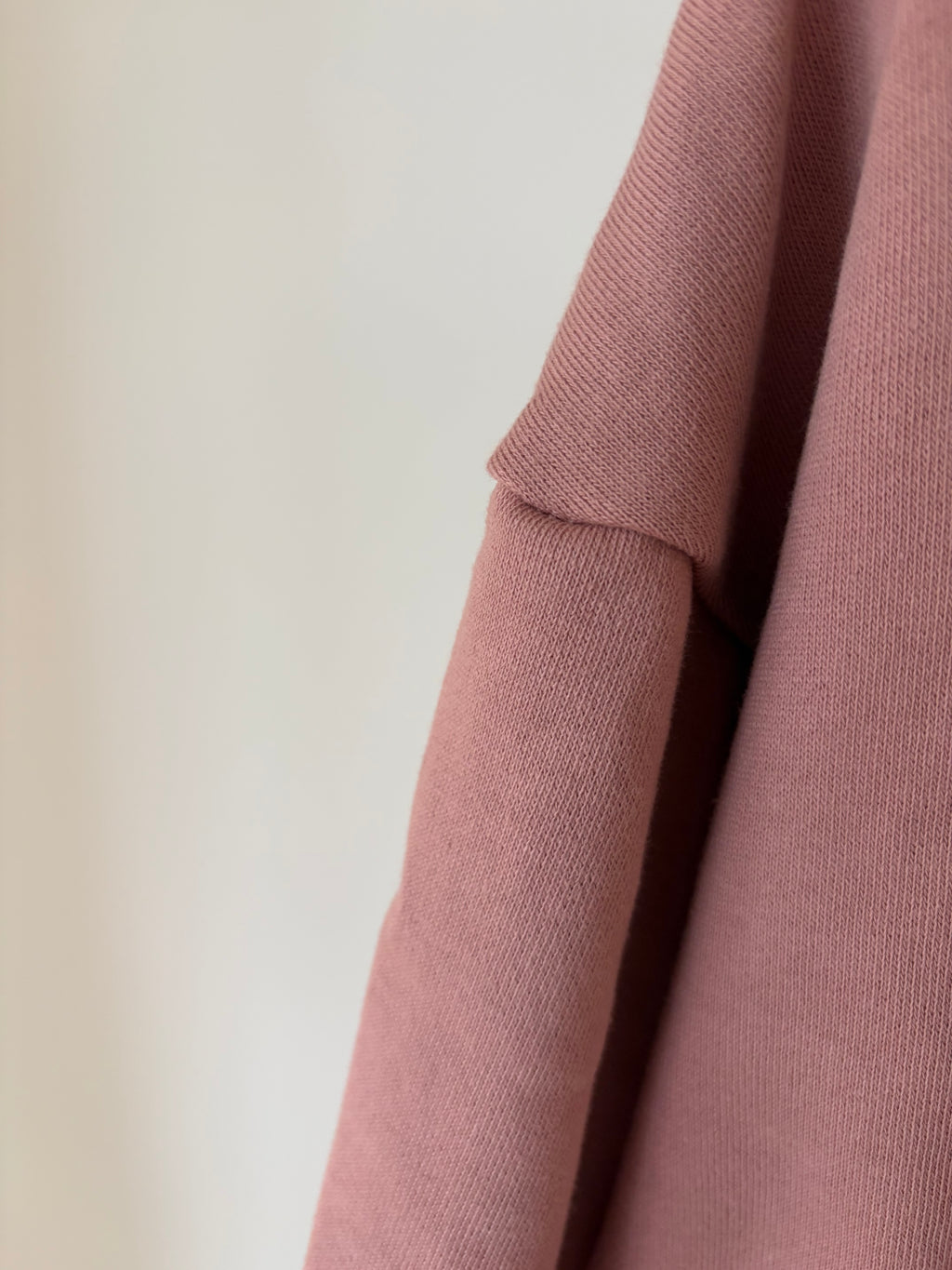 Oversized hoodie met rits - roze