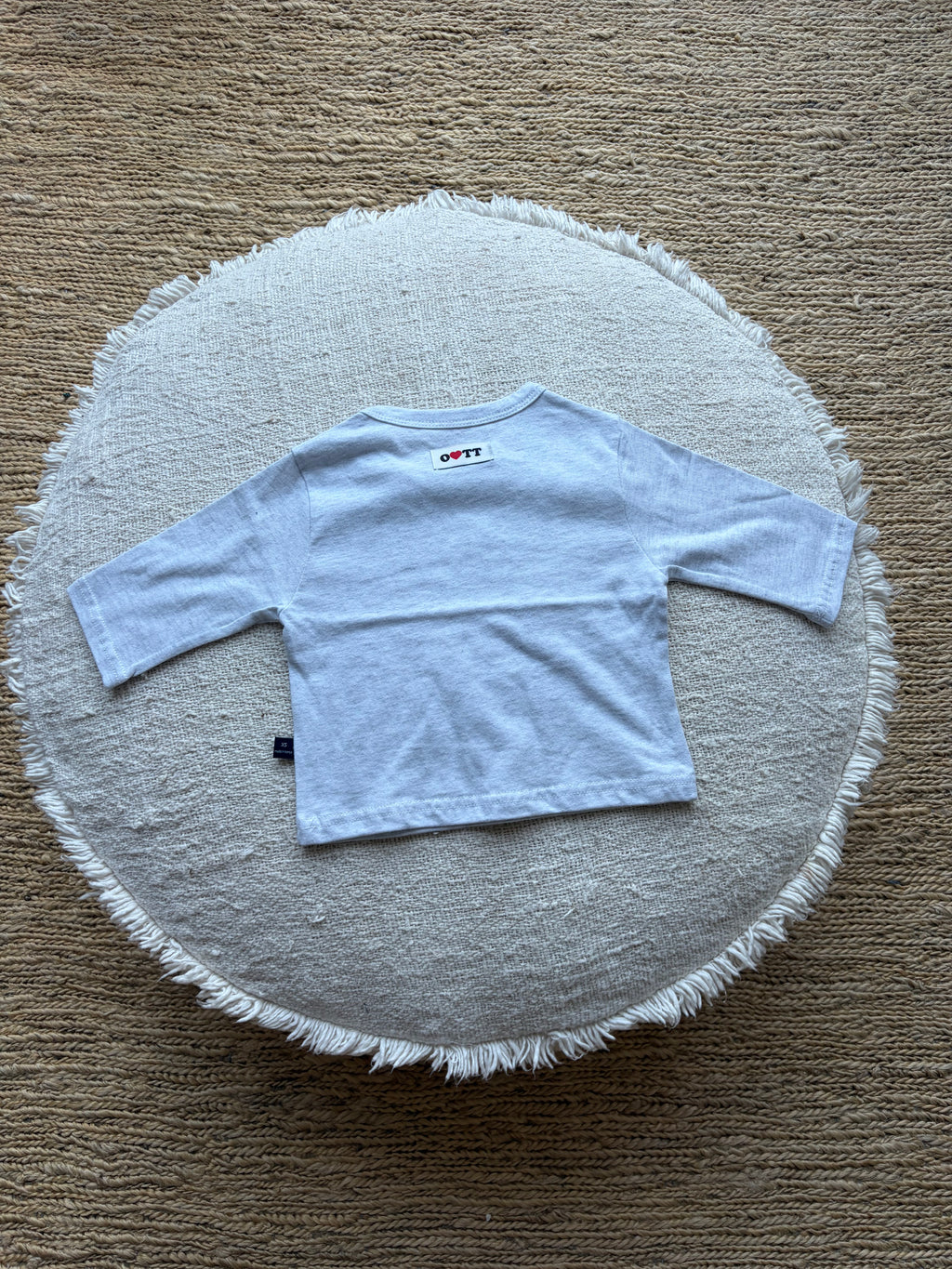 baby shirt met lange mouwen - grijs melange