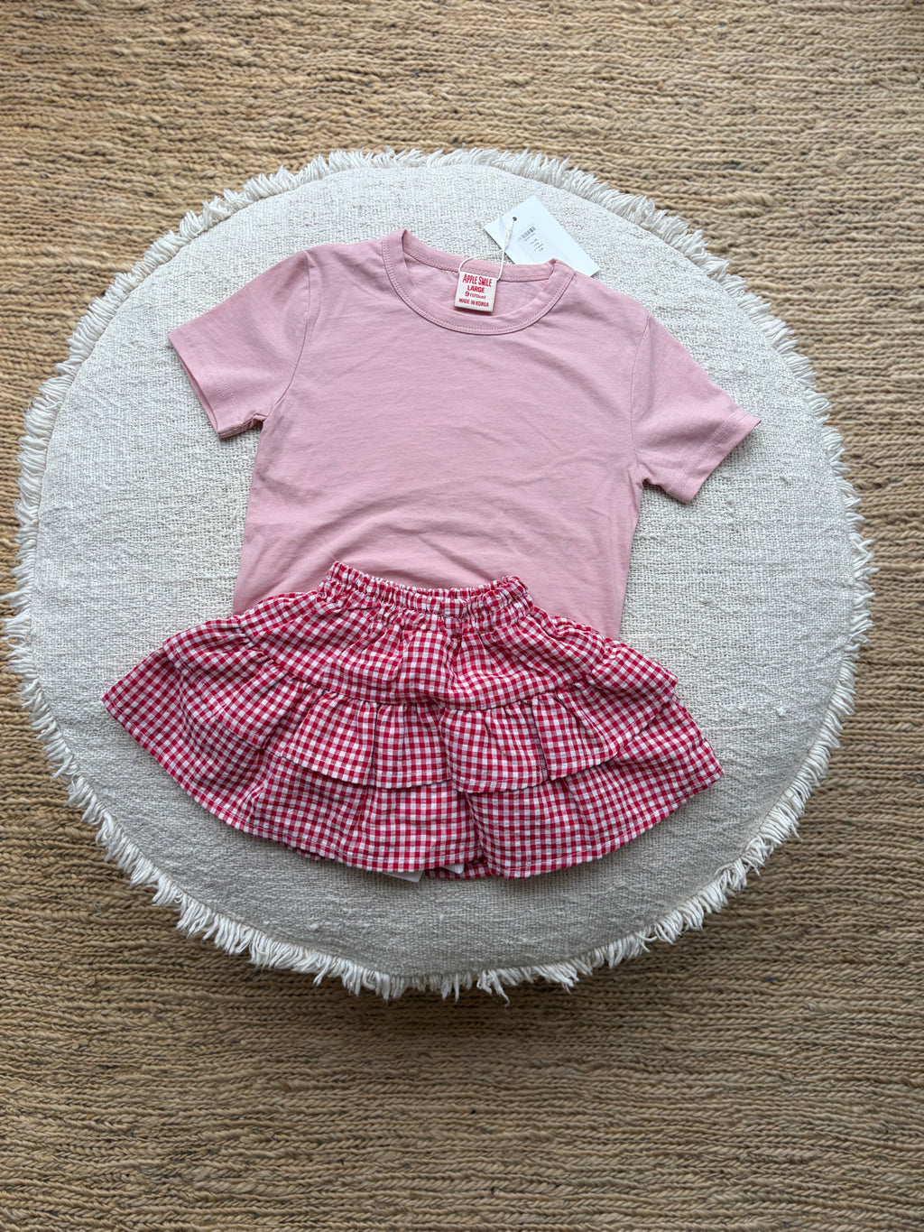 Baby rokje met ruitjes