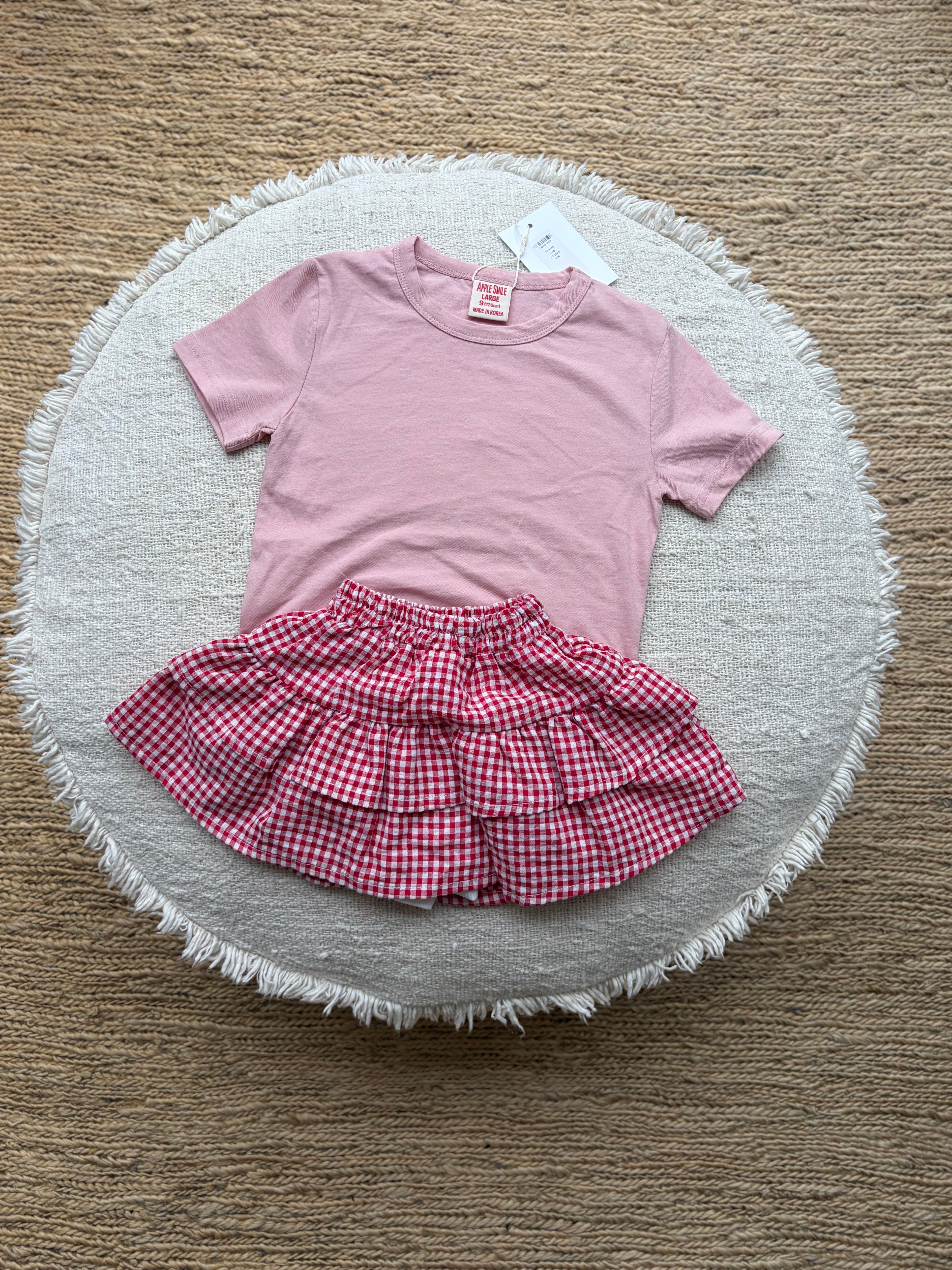 Baby rokje met ruitjes