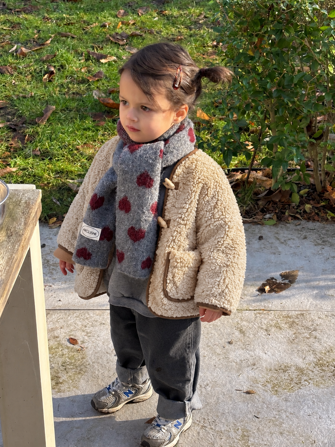Heart scarf
