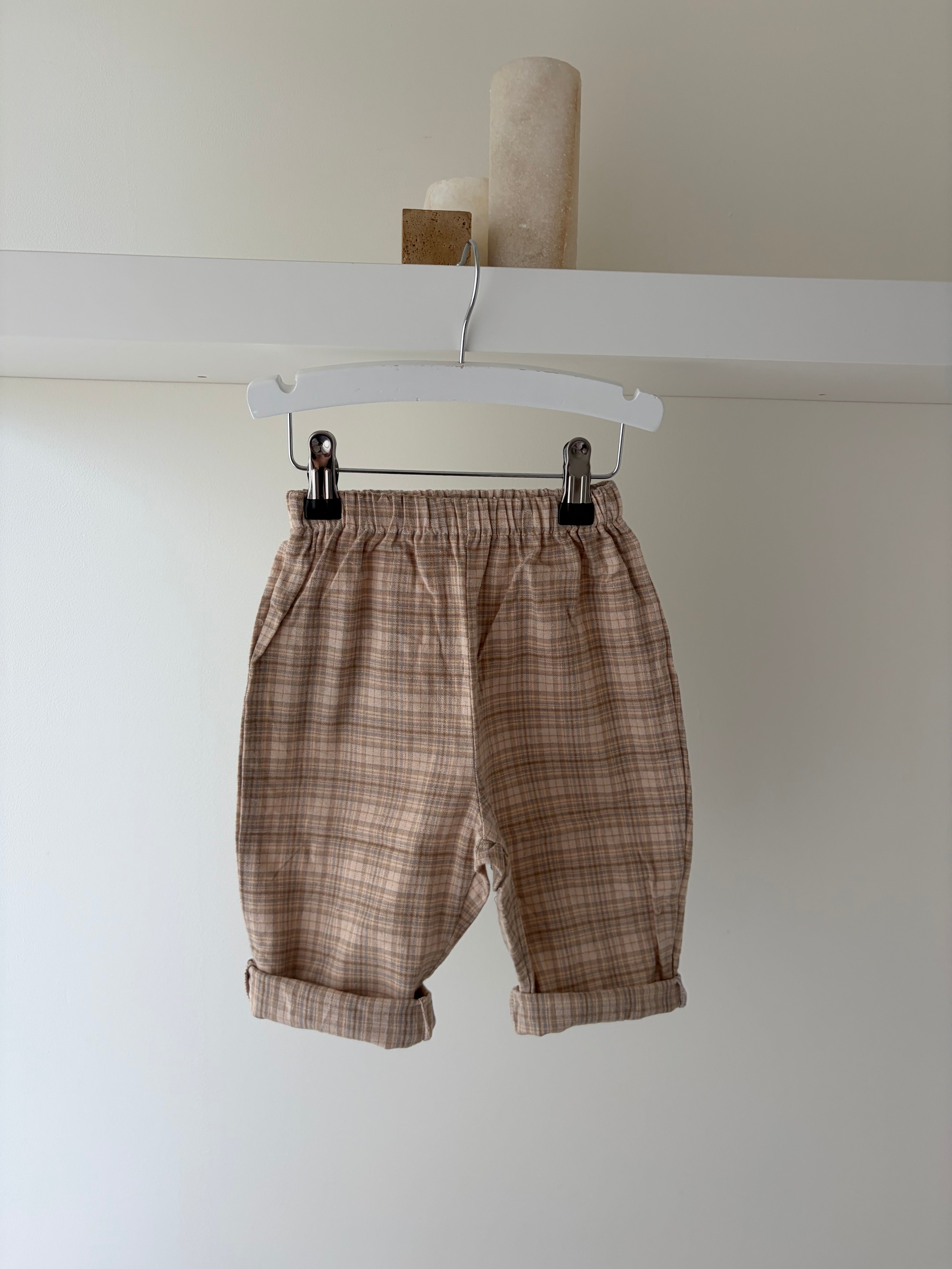Bebe geruite broek 