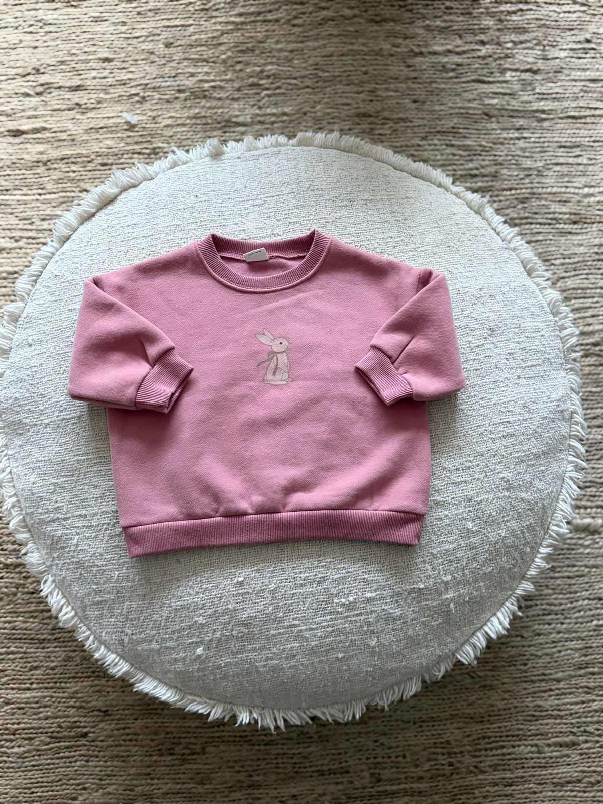 Fleece konijnen trui