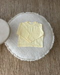 Botergele tee met lange mouwen