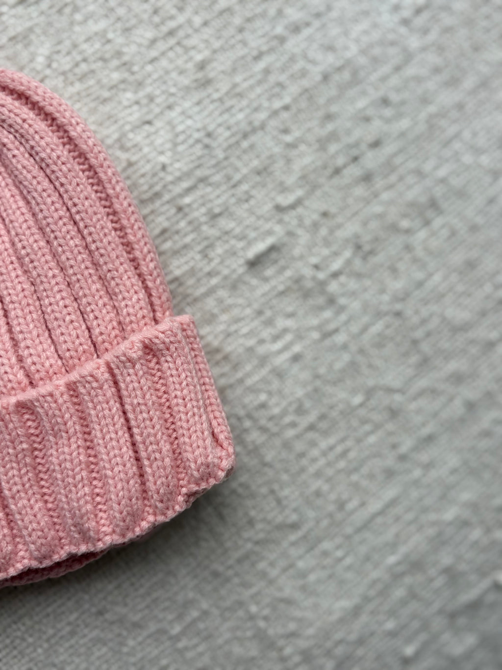 Roze beanie