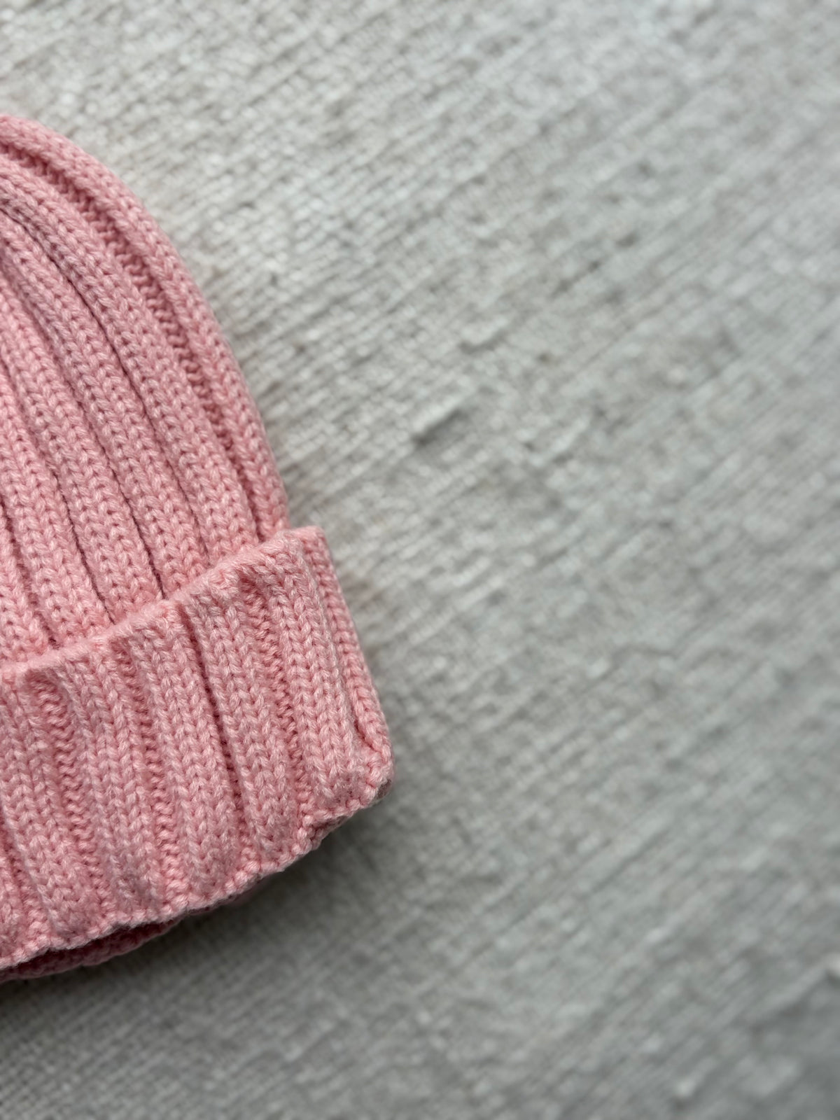 Roze beanie