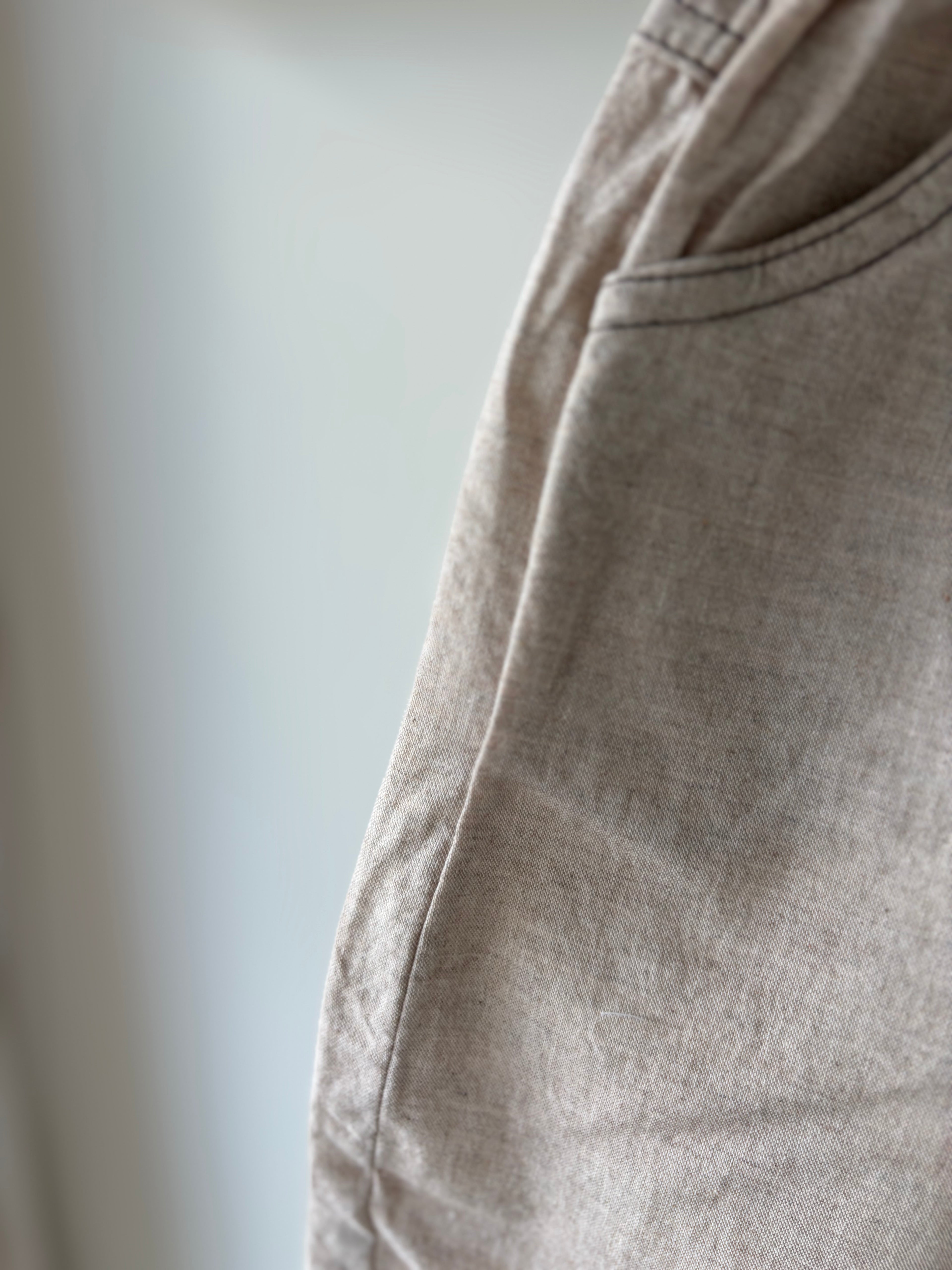 Coole beige baggy broek