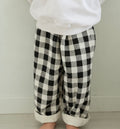zwart geruite broek - oversize