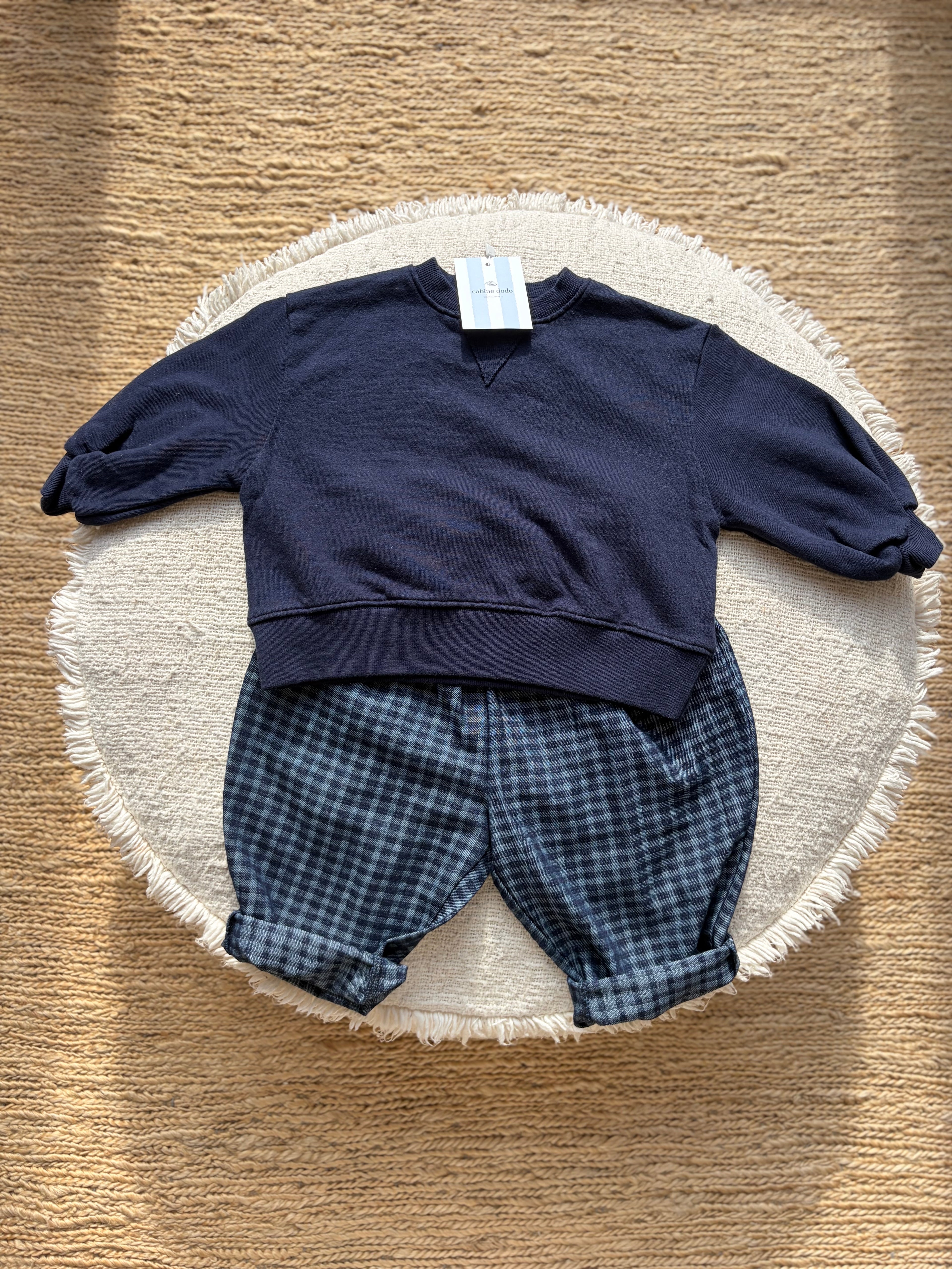 Chunky sweater - marineblauw