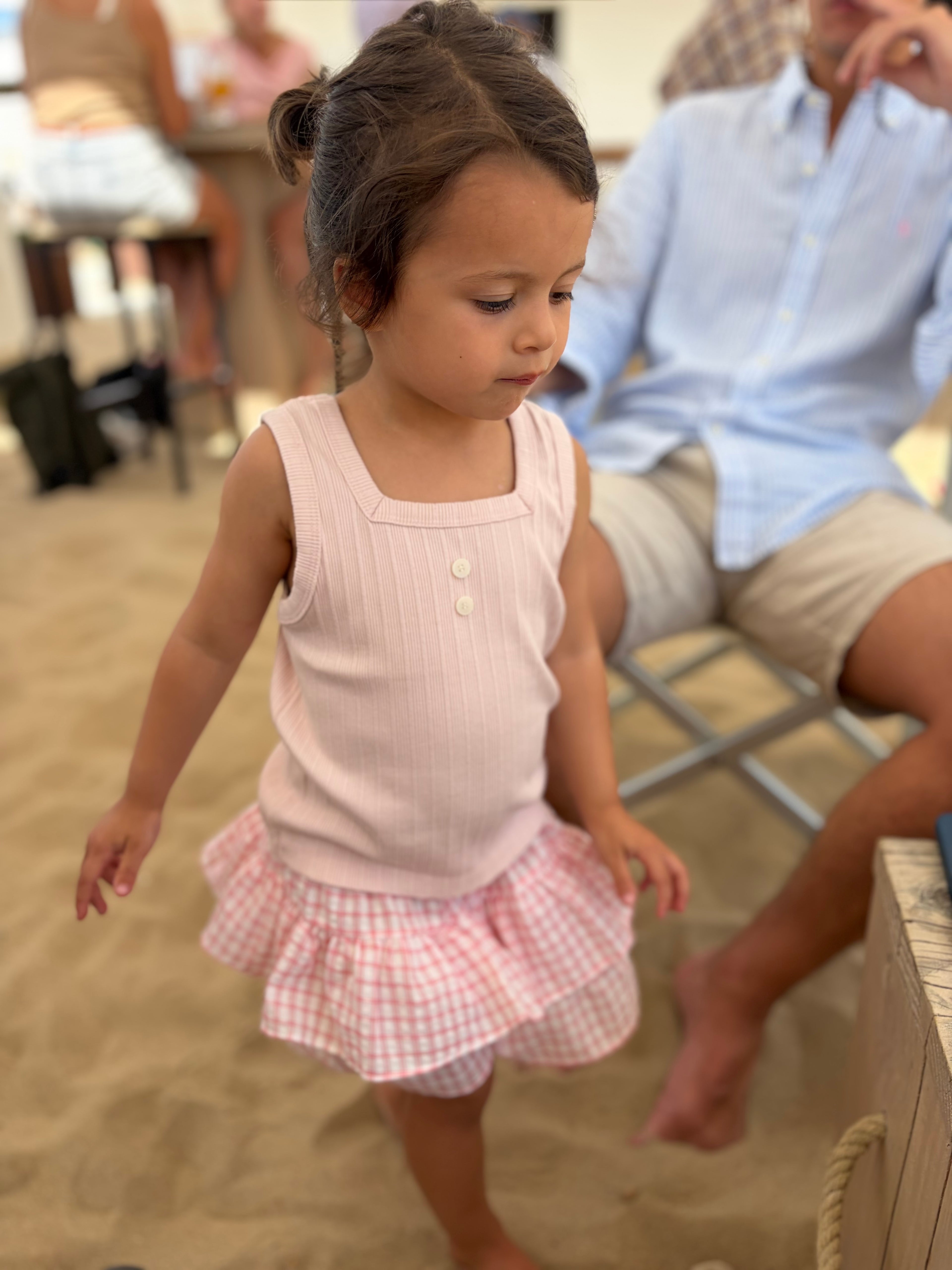 Vichy Can Can skort - roze