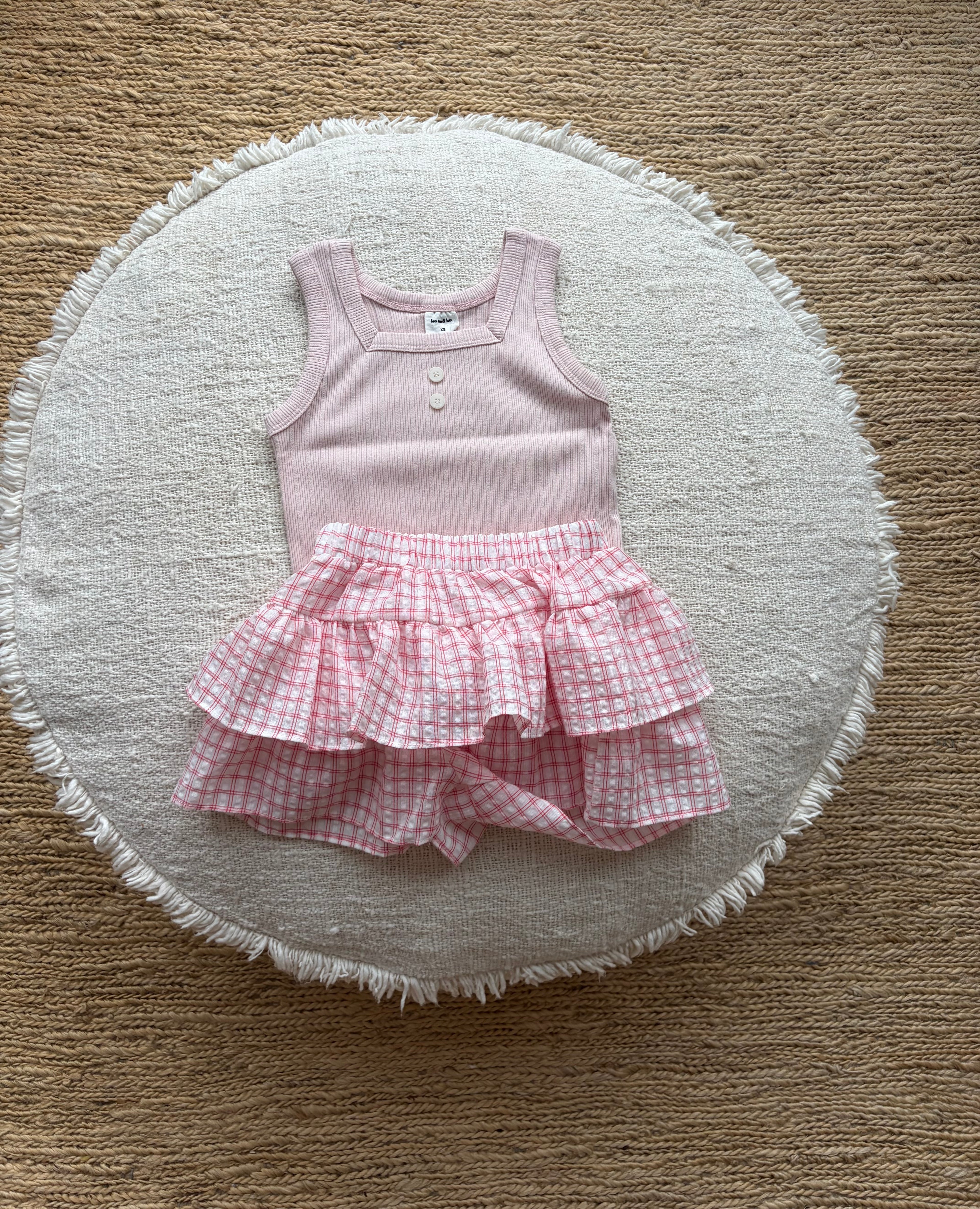 Vichy Can Can skort - roze