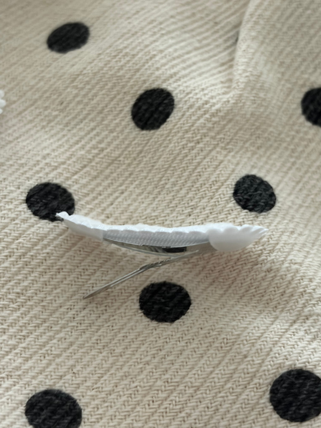 2 baby haar clipjes plummet wit