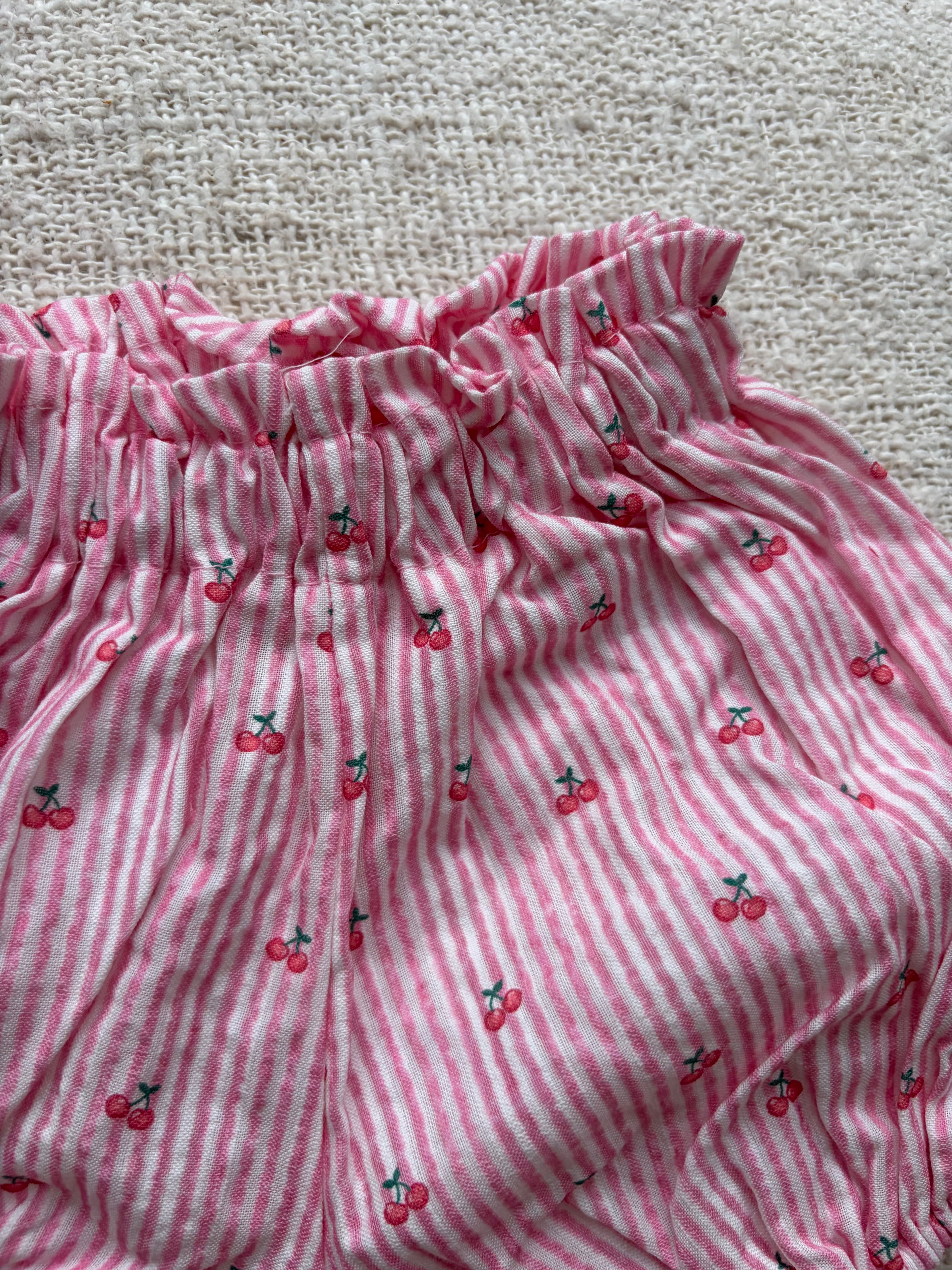 Bloomer met kersjes & strepen 