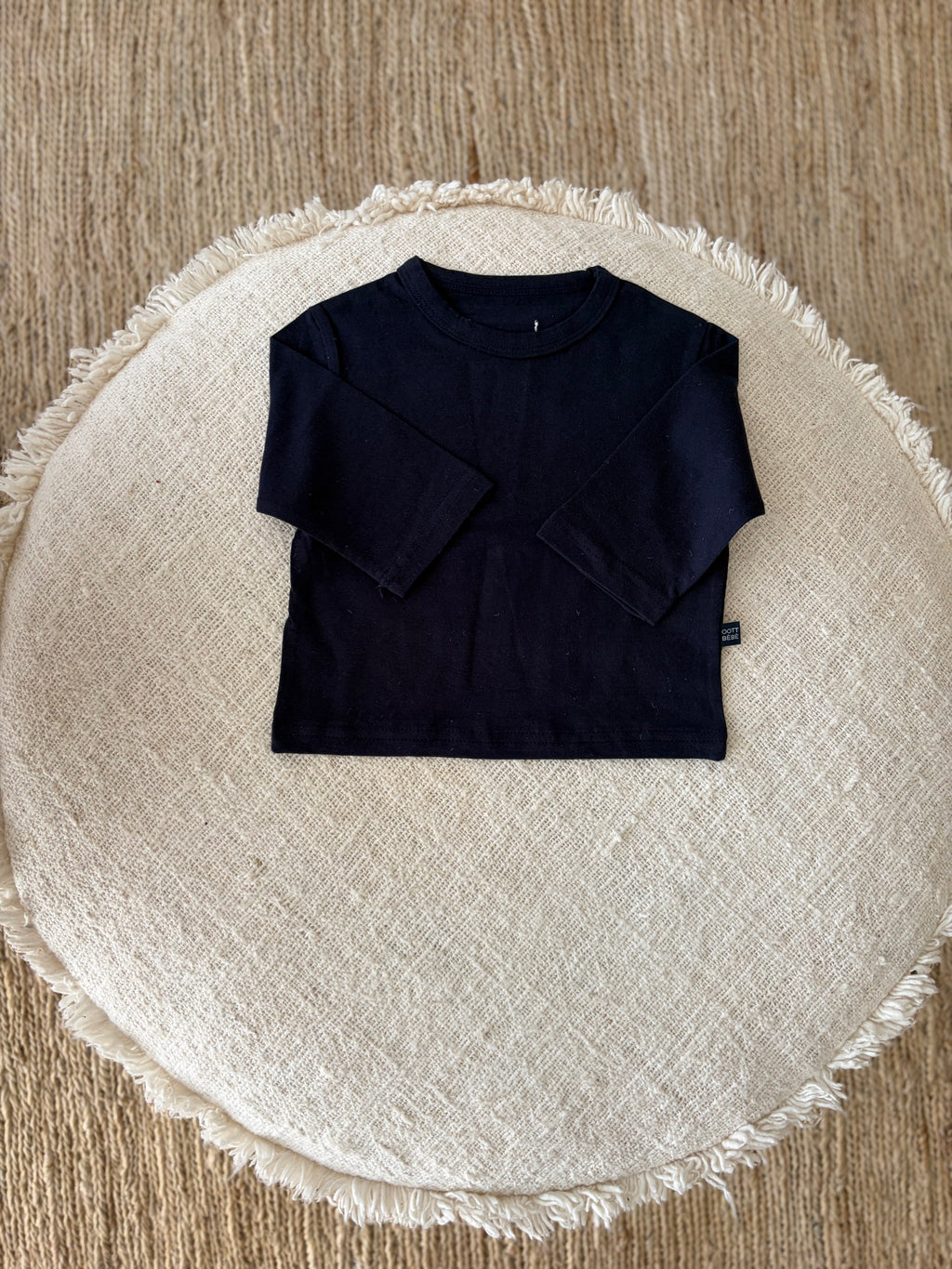 baby shirt met lange mouwen - marineblauw