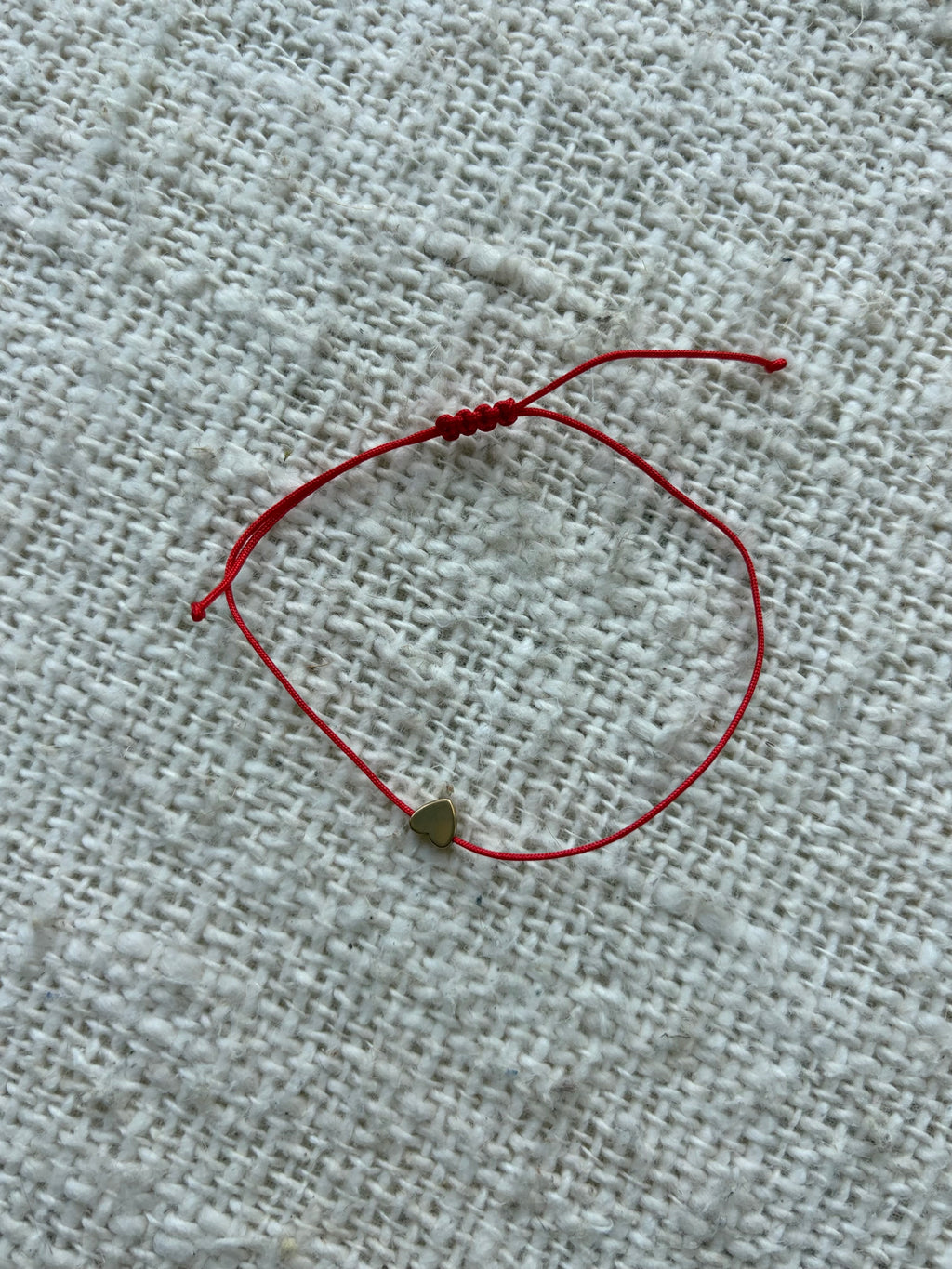 Moederdag cadeau hartjes armband - rood