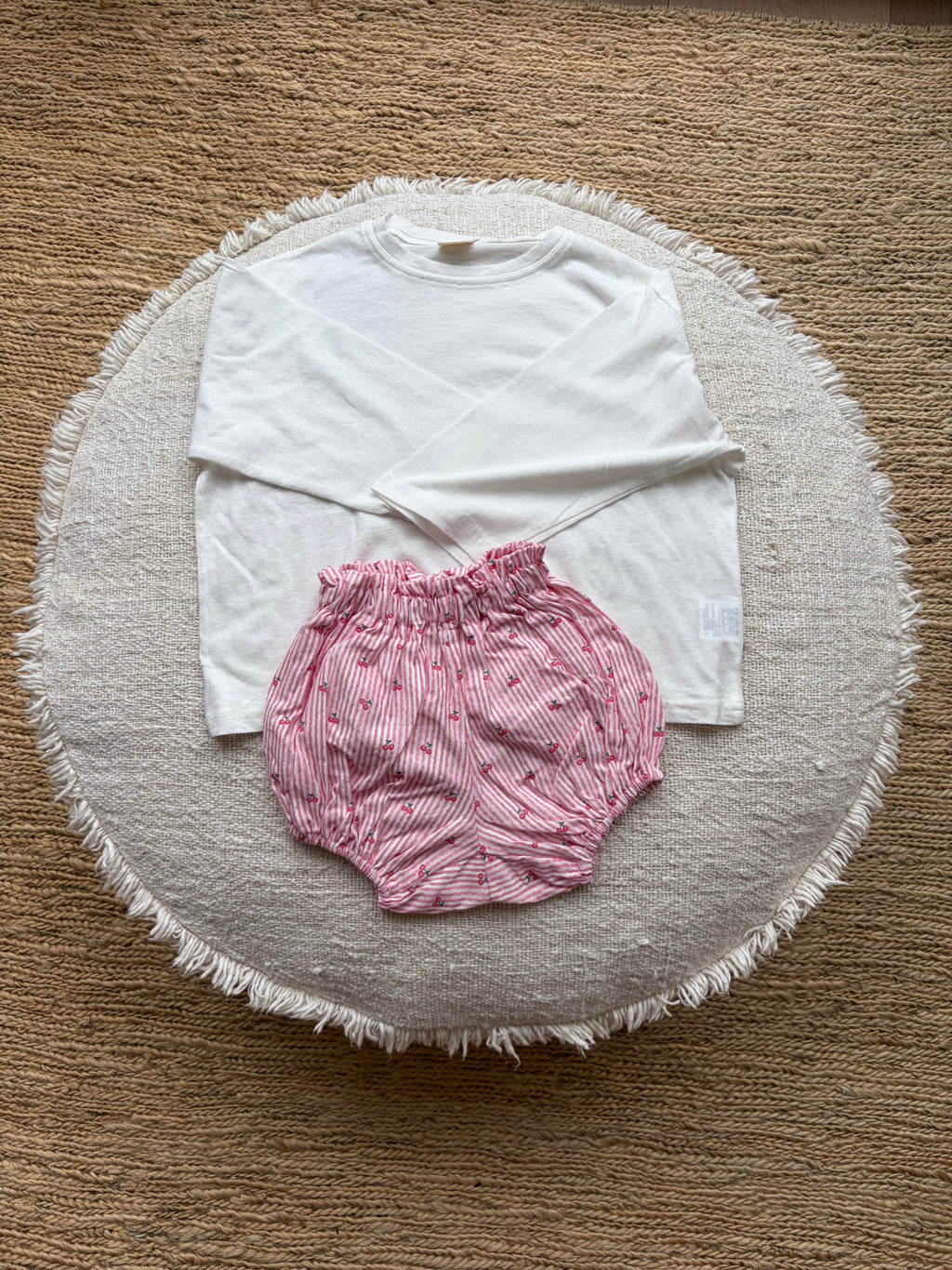 Bloomer met kersjes & strepen 