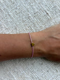 Moederdag cadeau hartjes armband - roze