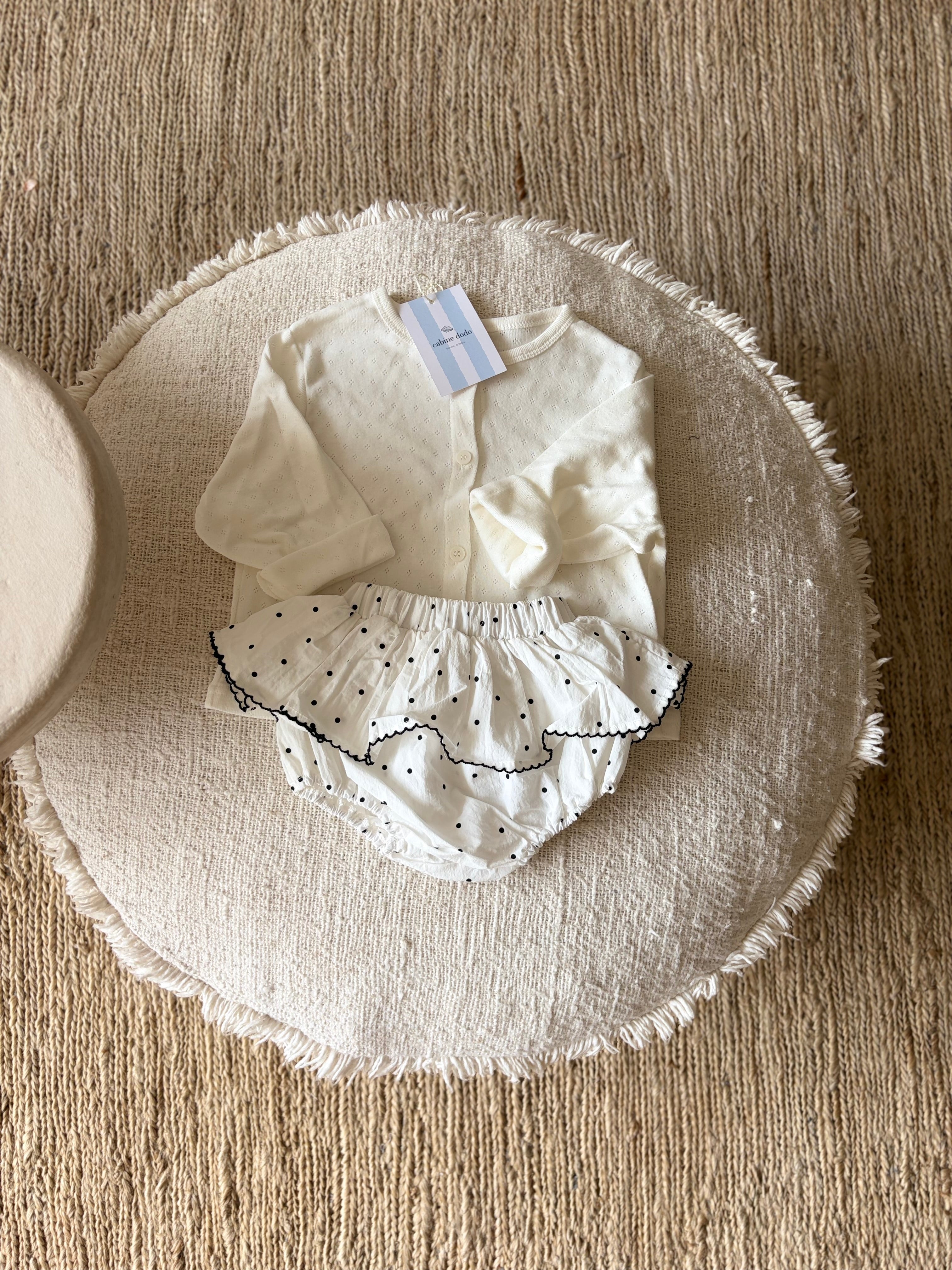 schattige bloomer met bolletjes 