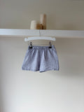 Geruite short - blauw 