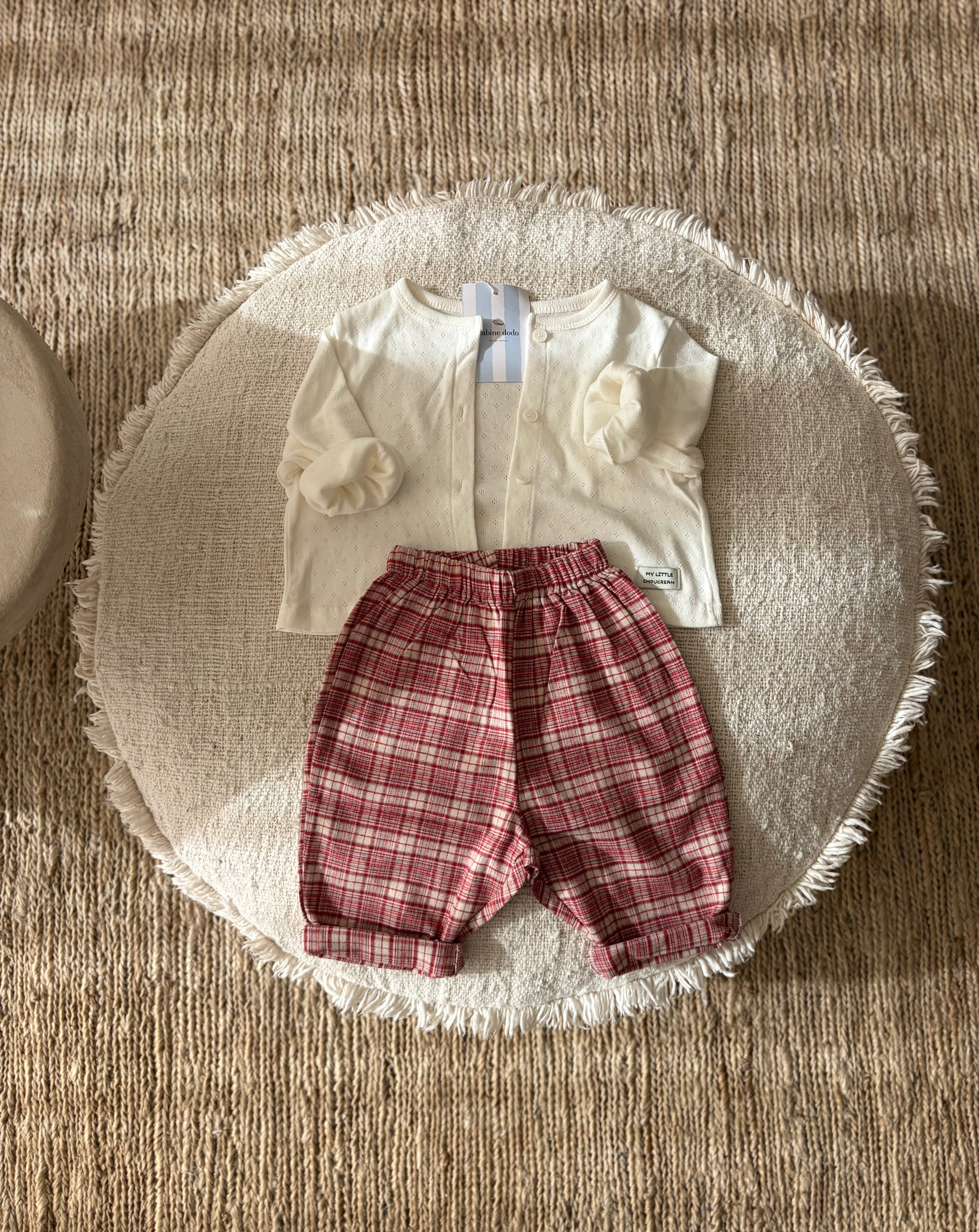 Bebe geruite broek 