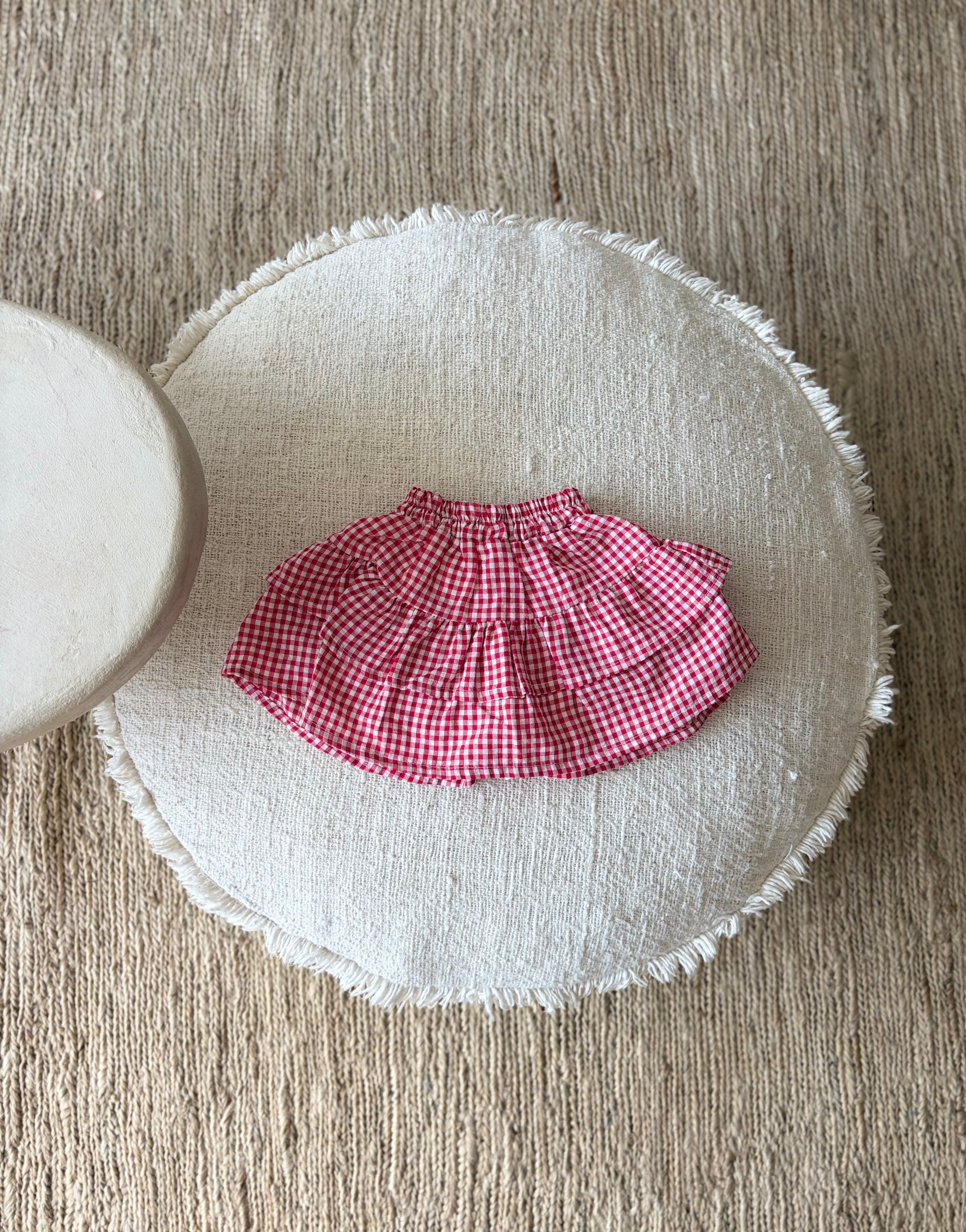 Baby rokje met ruitjes