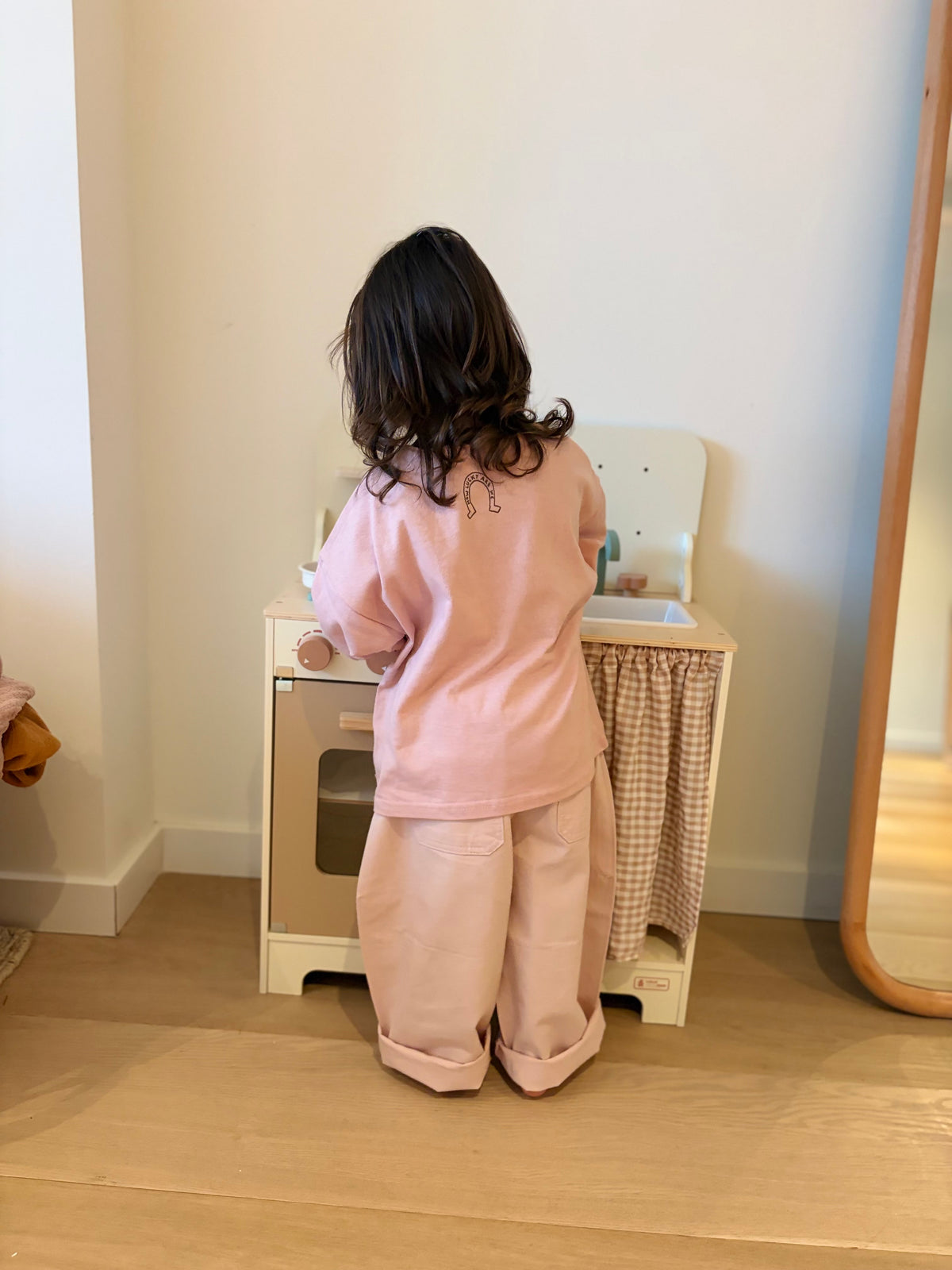 pink barrel broek