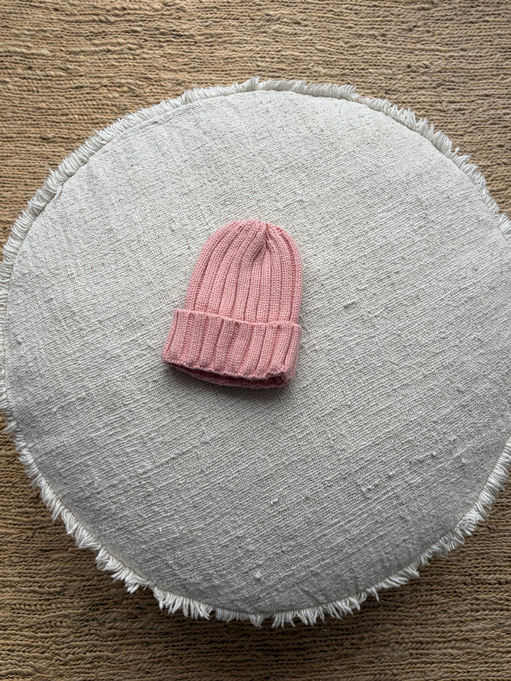 Roze beanie