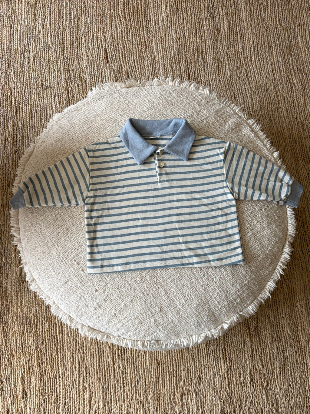 polo sweatshirt blauw