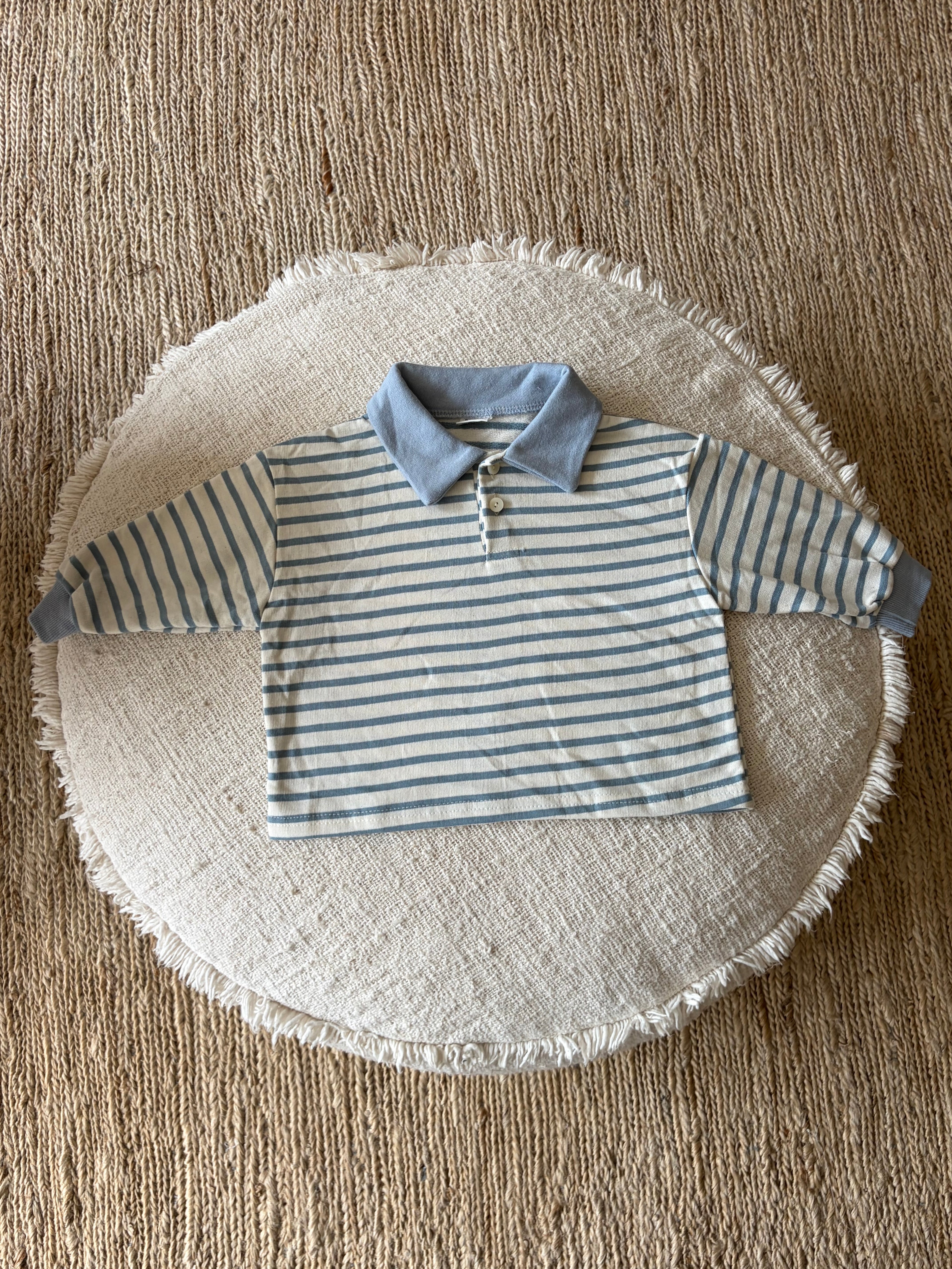 polo sweatshirt blauw