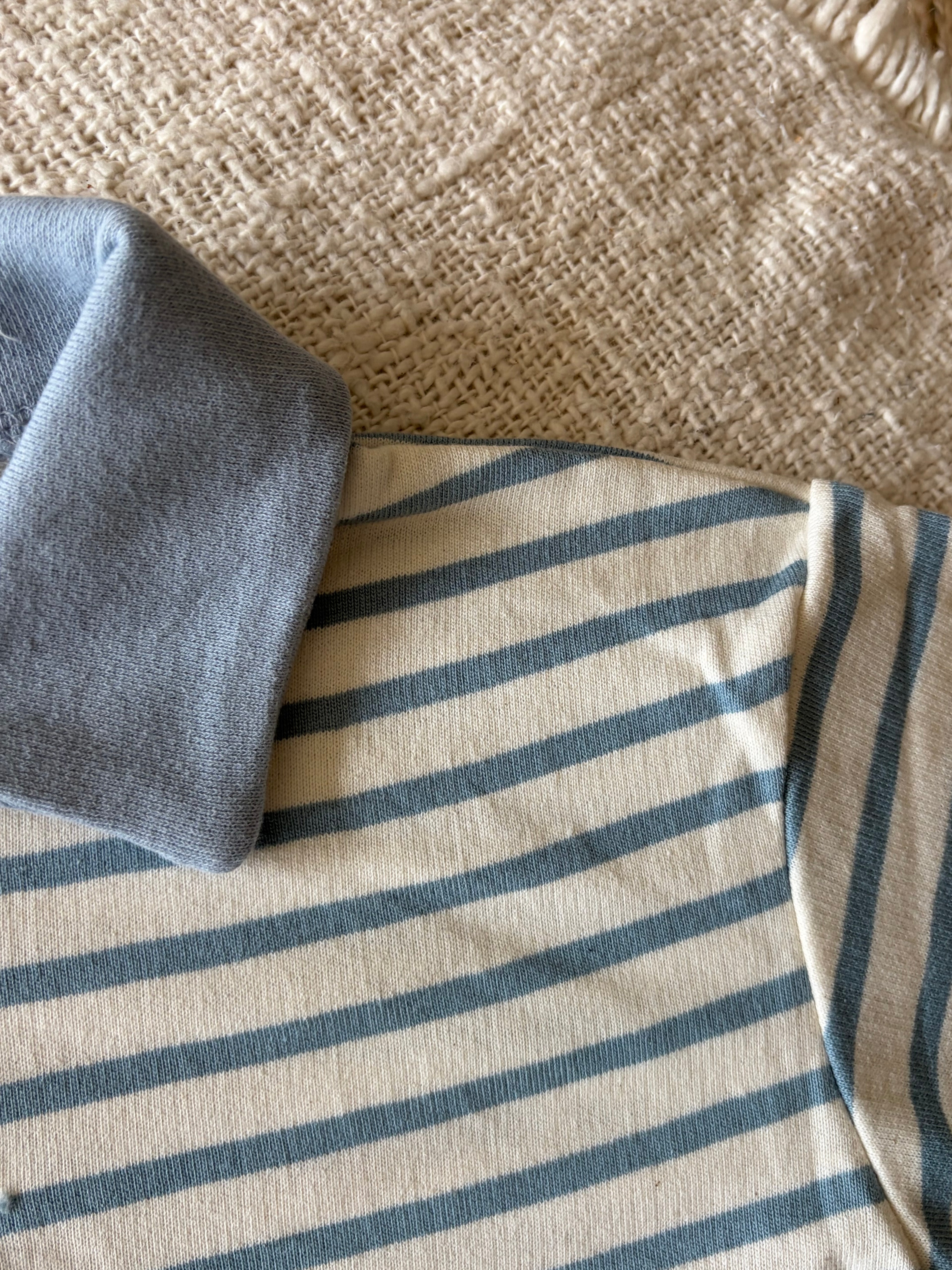 polo sweatshirt blauw