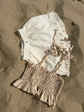 Chique gestreepte top met lintjes