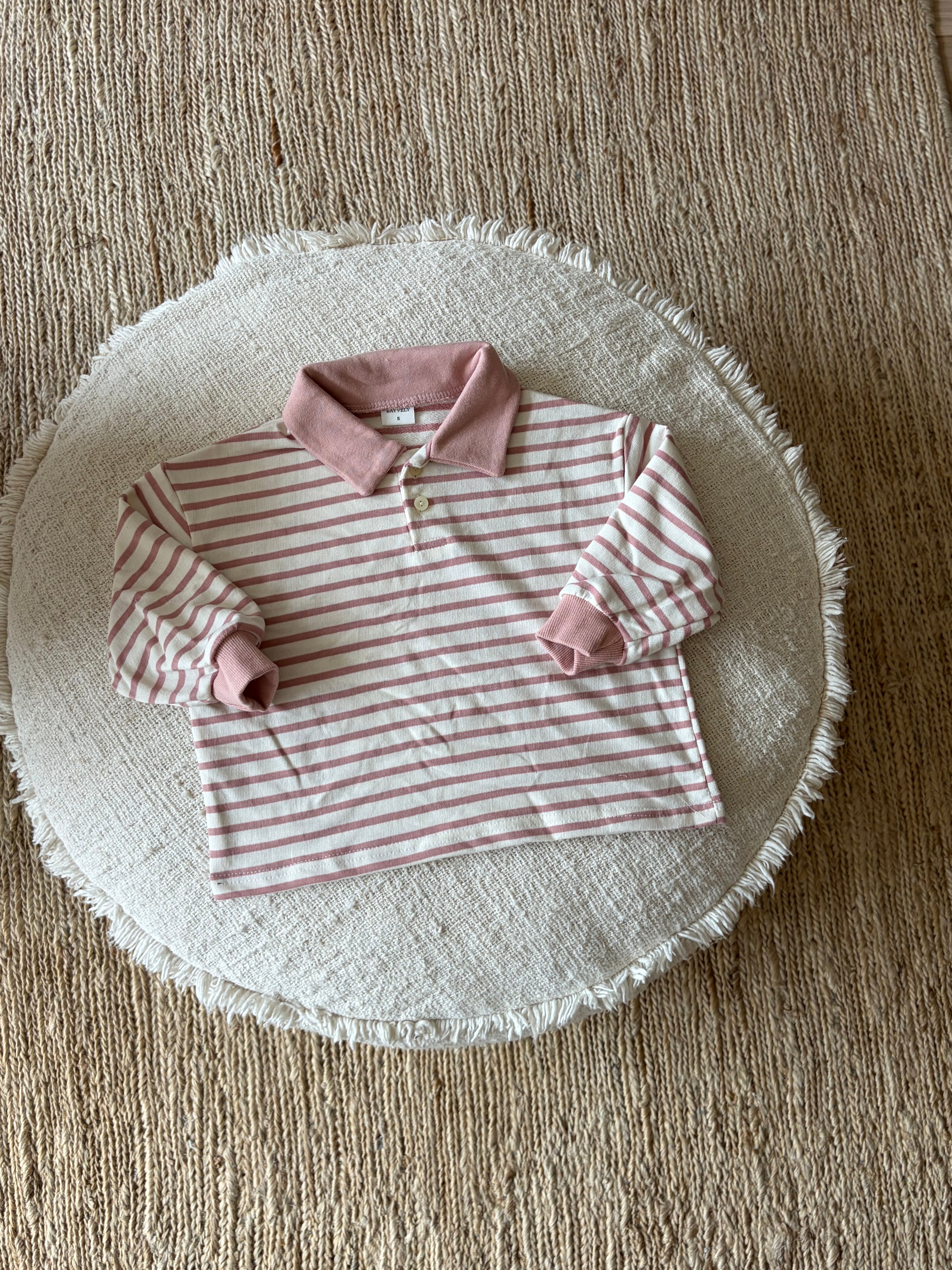 Polo sweatshirt - roze