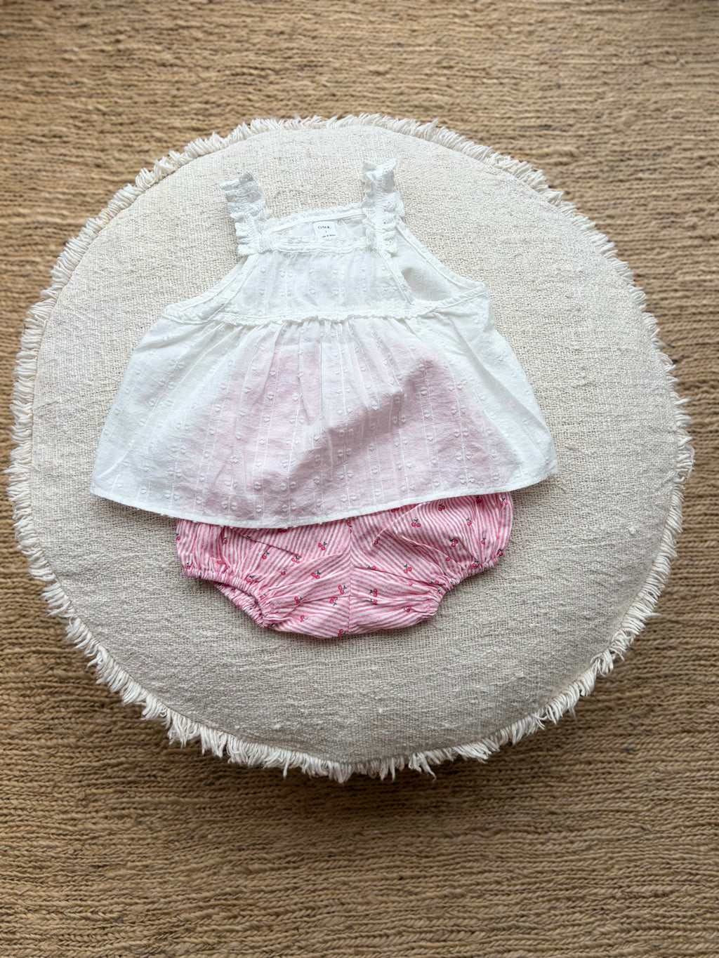 Bloomer met kersjes & strepen 