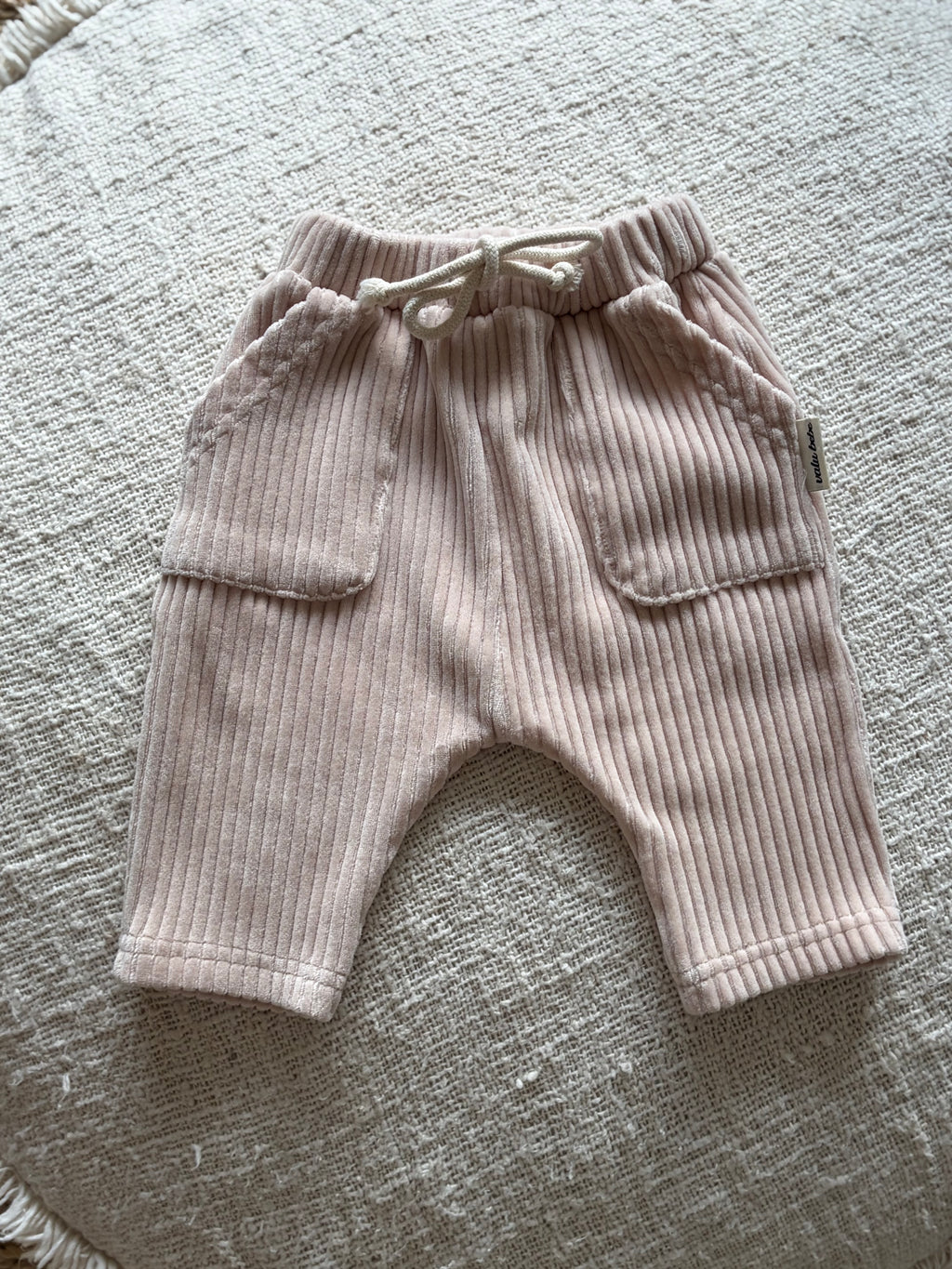 Velvet ribfluwele broek