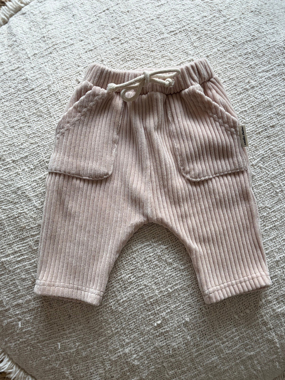 Velvet ribfluwele broek