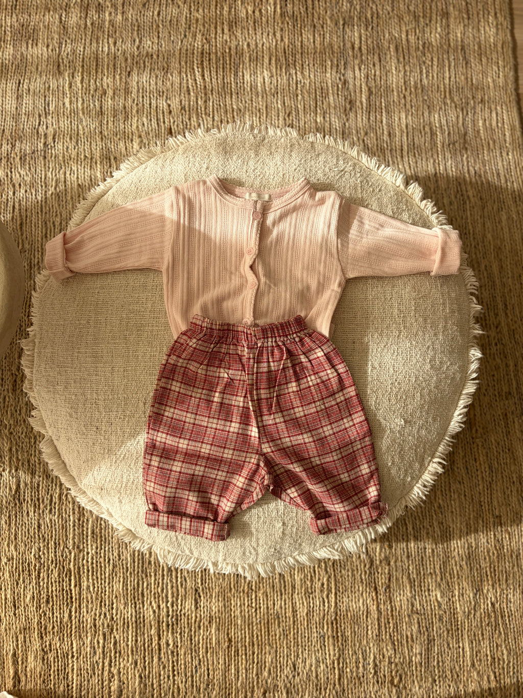 Bebe geruite broek 